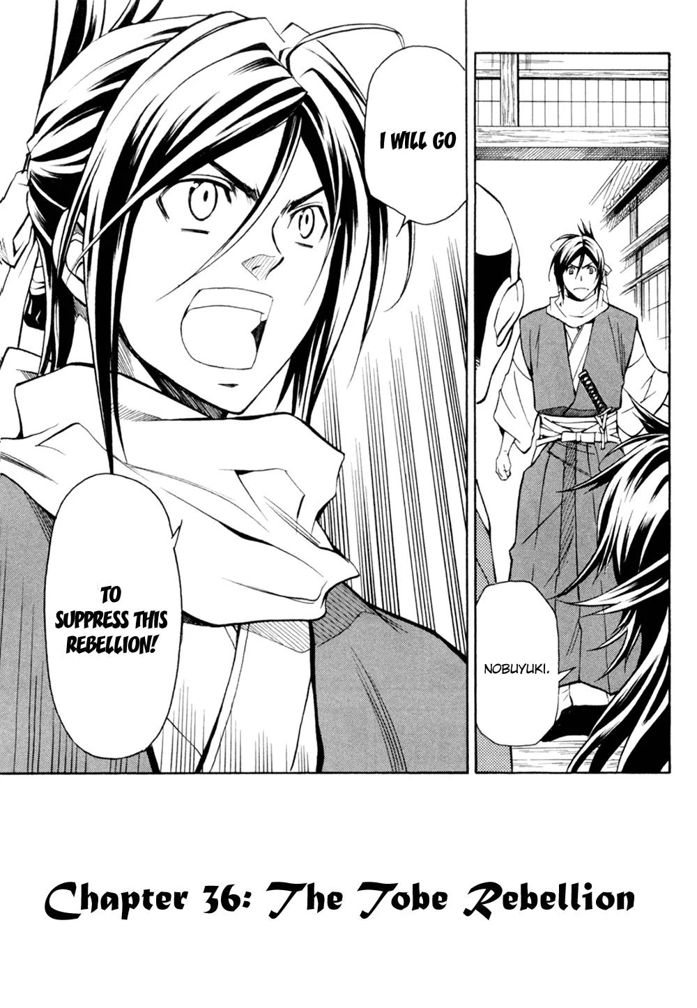 Sengoku Strays Chapter 36 page 5 - Chapter 36: The Tobe Rebellion