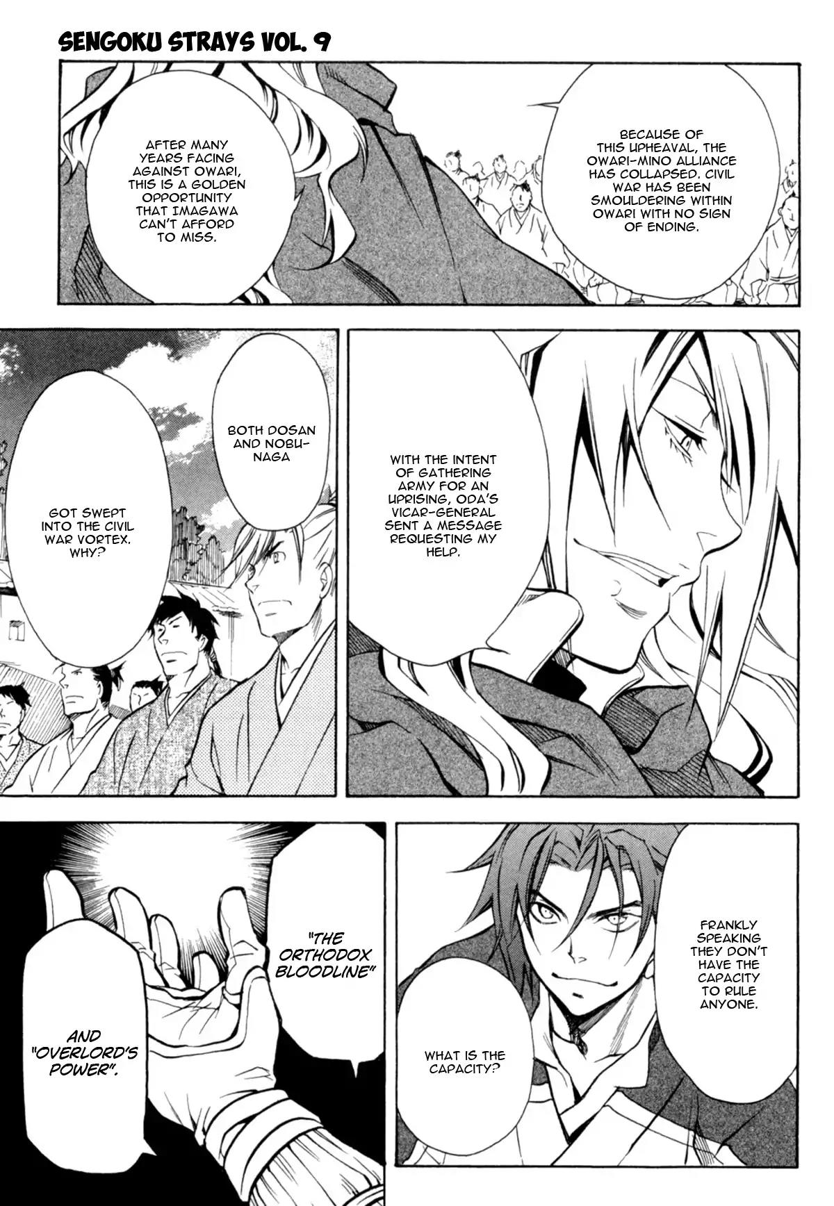 Sengoku Strays Chapter 37 page 36 - Chapter 37: Different Viewpoint