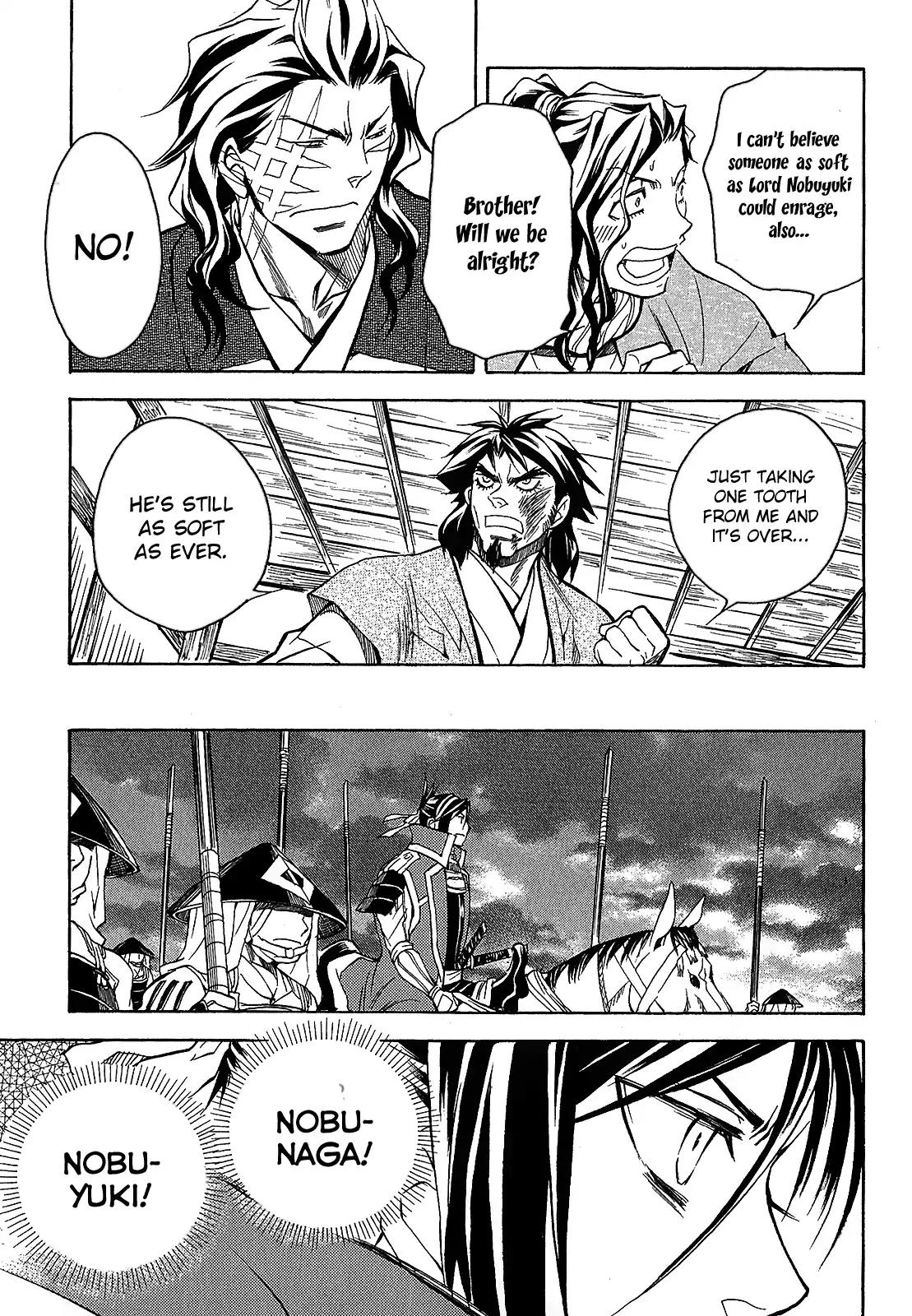 Sengoku Strays Chapter 40 page 14 - Chapter 40: The Oath Under the Rain