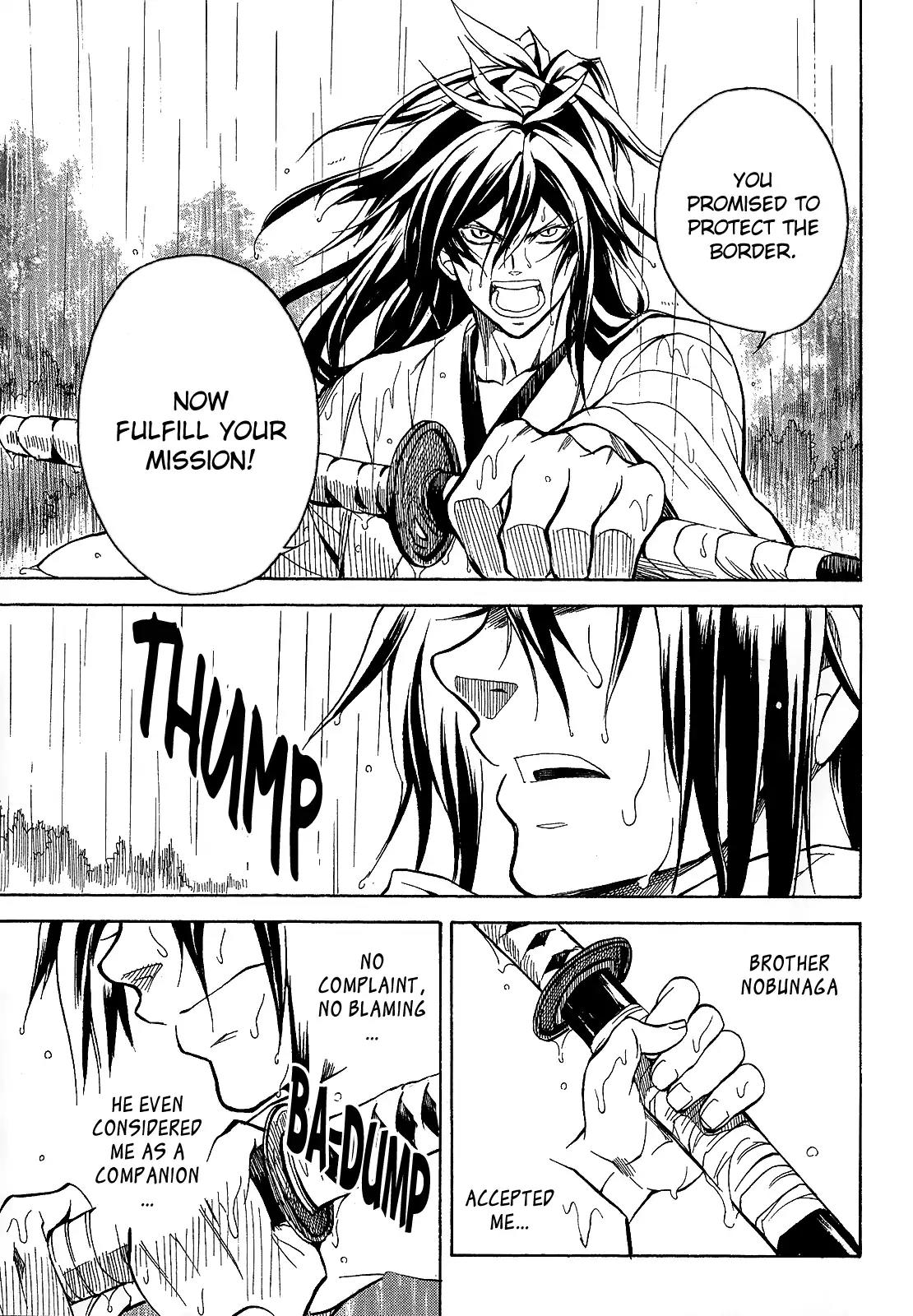 Sengoku Strays Chapter 40 page 29 - Chapter 40: The Oath Under the Rain