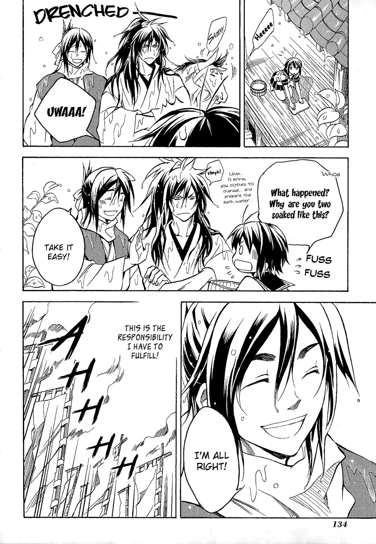 Sengoku Strays Chapter 40 page 32 - Chapter 40: The Oath Under the Rain