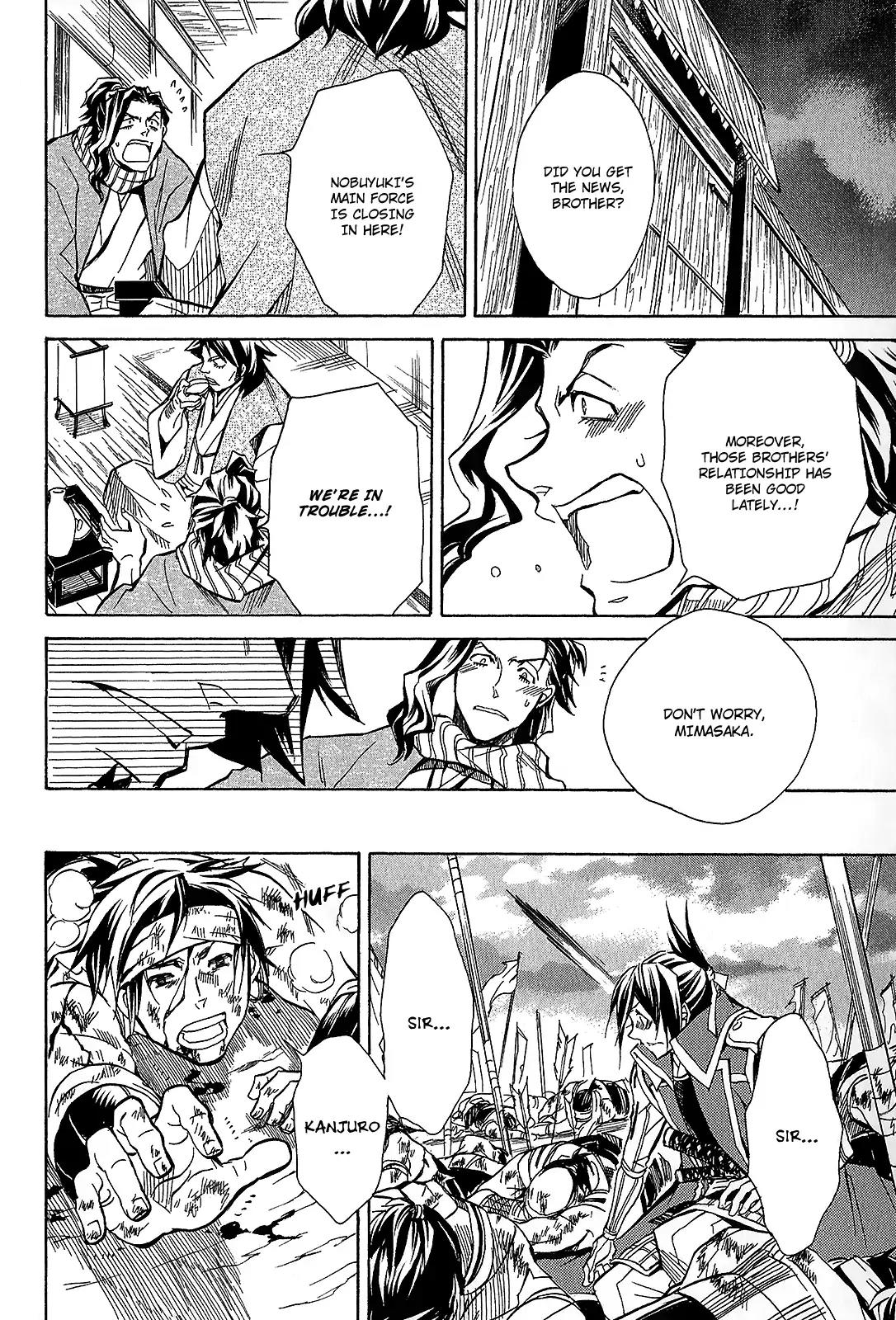 Sengoku Strays Chapter 41 page 34 - Chapter 41: Blood Soaked Dawn