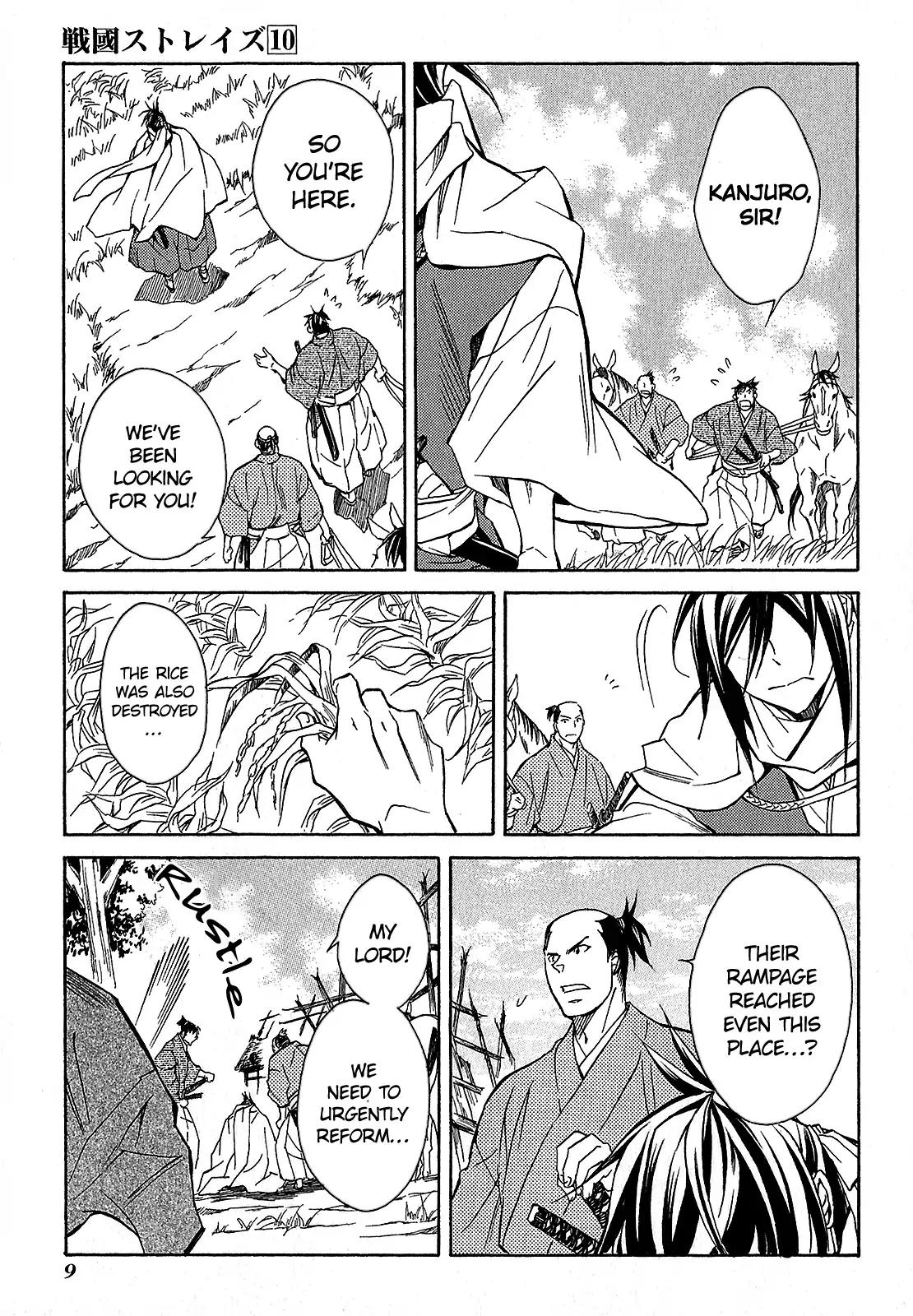 Sengoku Strays Chapter 42 page 12 - Chapter 42: Burdens a Leader Shoulders