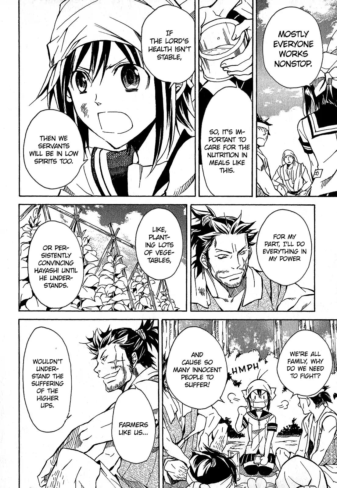 Sengoku Strays Chapter 42 page 23 - Chapter 42: Burdens a Leader Shoulders