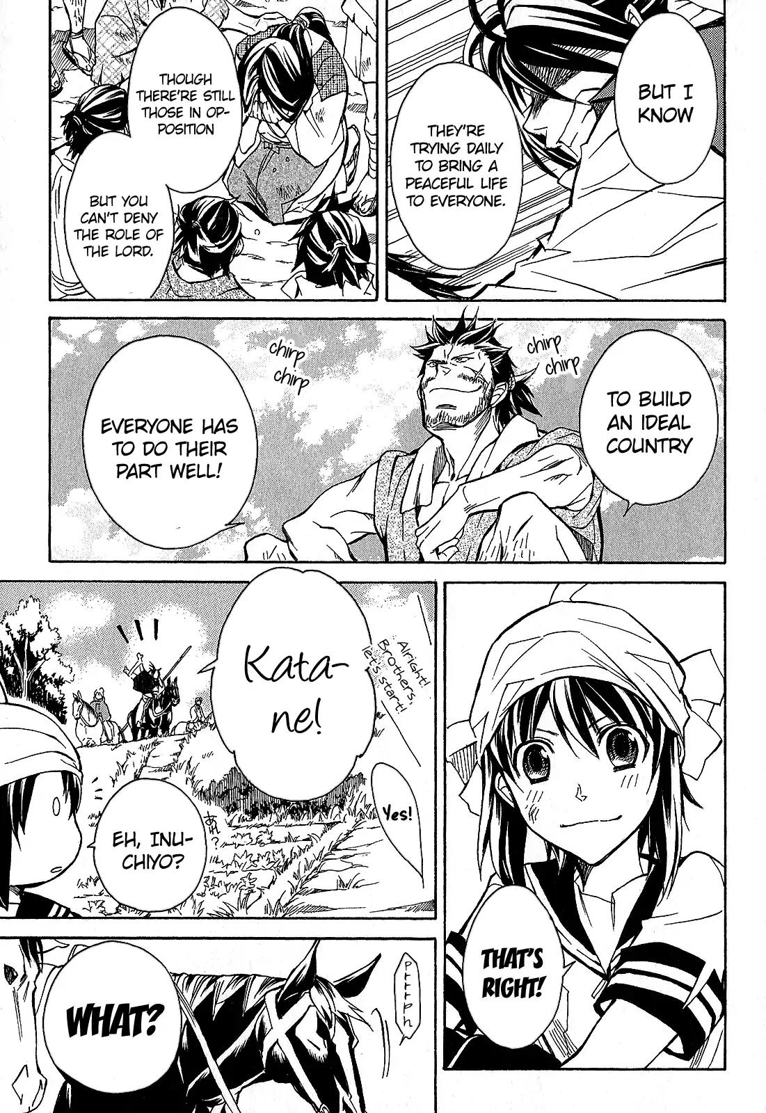 Sengoku Strays Chapter 42 page 24 - Chapter 42: Burdens a Leader Shoulders