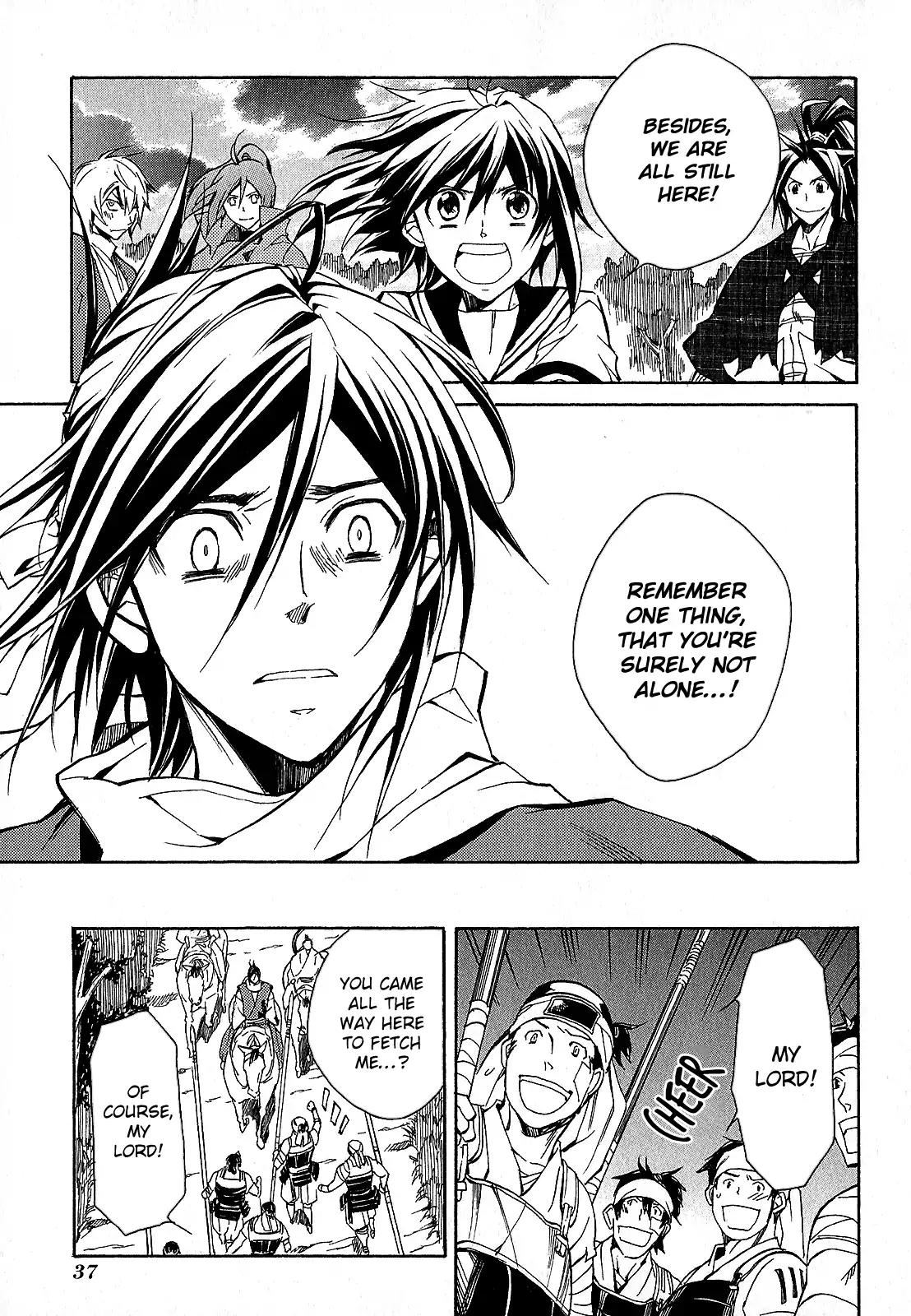 Sengoku Strays Chapter 42 page 40 - Chapter 42: Burdens a Leader Shoulders