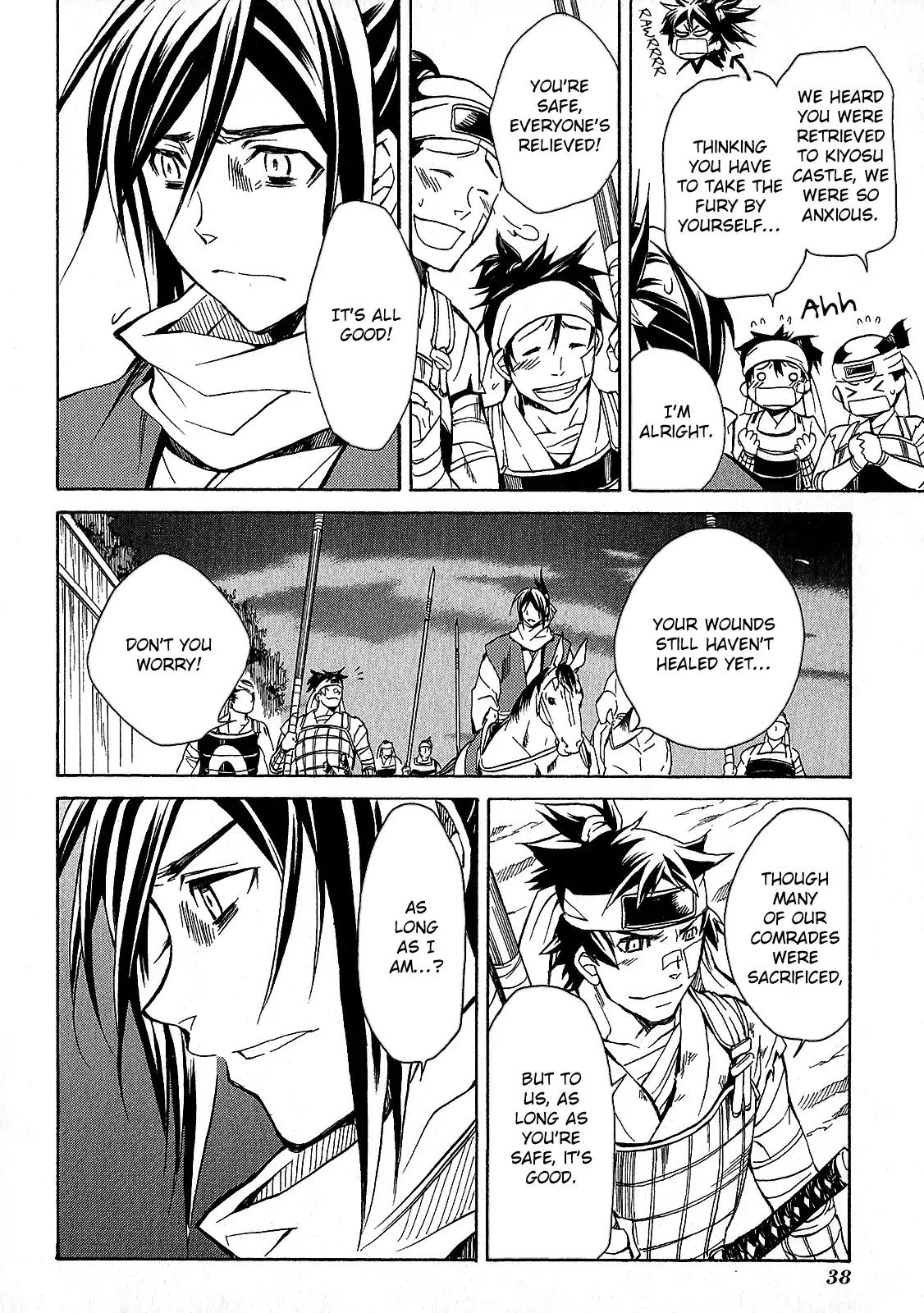 Sengoku Strays Chapter 42 page 41 - Chapter 42: Burdens a Leader Shoulders