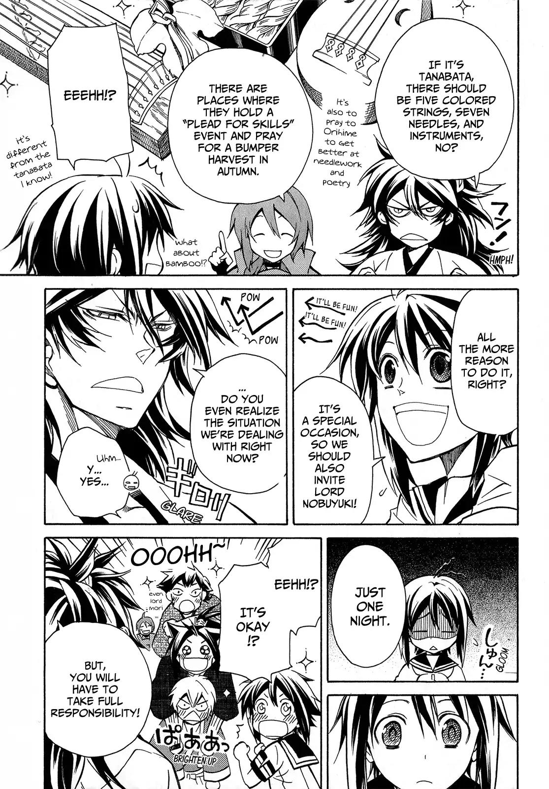 Sengoku Strays Chapter 43 page 16 - Chapter 43: Shooting Stars and Swaying Hearts