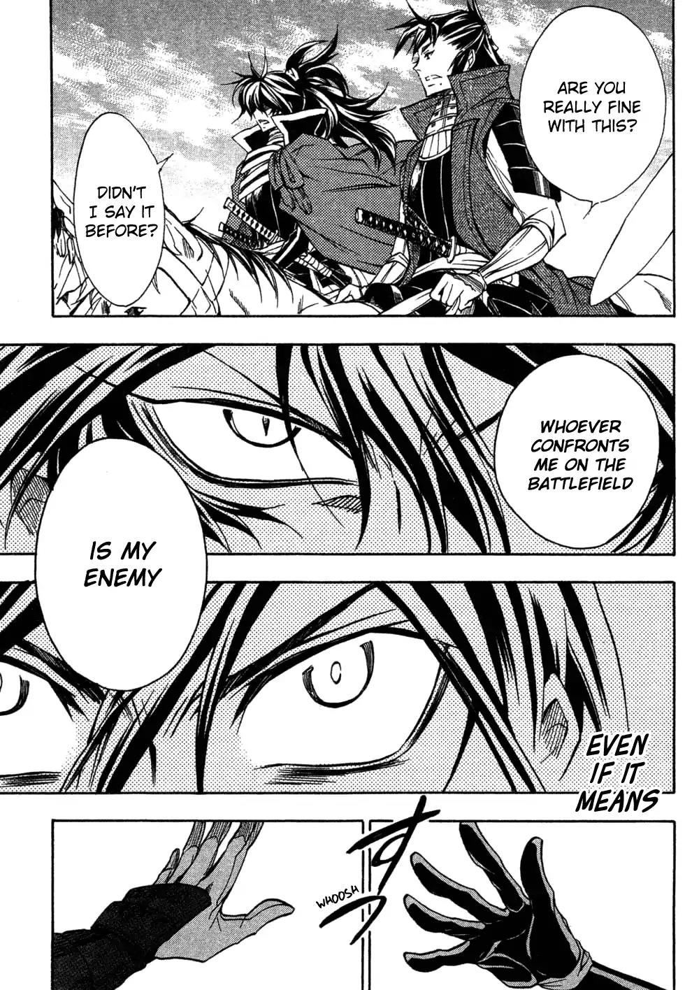 Sengoku Strays Chapter 50 page 38 - Chapter 50: Things to Protect