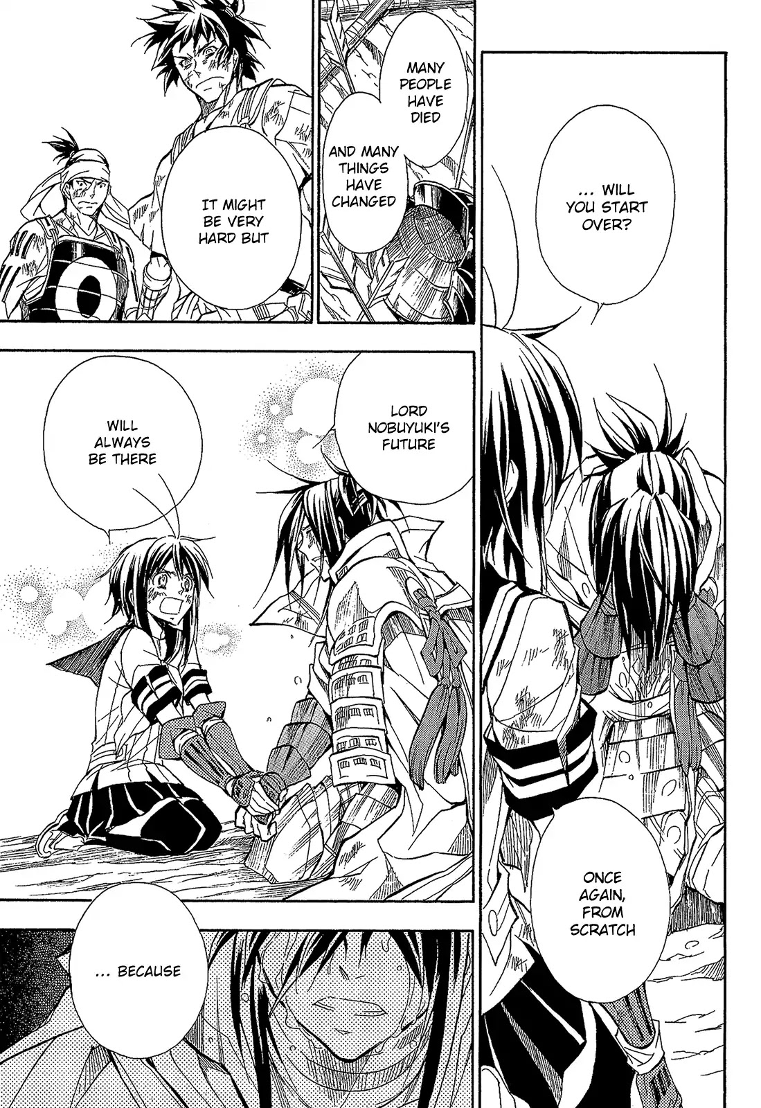 Sengoku Strays Chapter 53 page 35 - Chapter 53: Outcome of the Battle