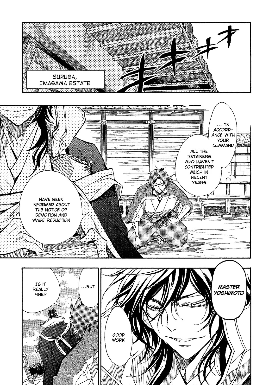 Sengoku Strays Chapter 59 page 12 - Chapter 59: Yoshimoto’s Scheme