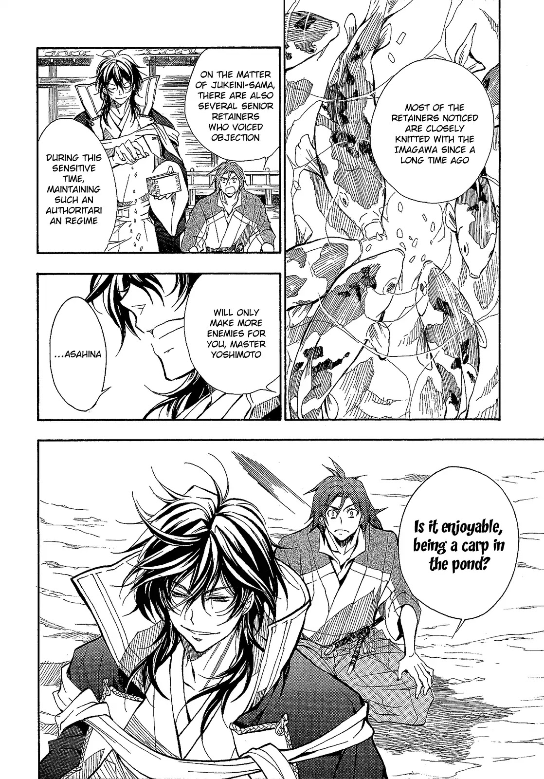 Sengoku Strays Chapter 59 page 13 - Chapter 59: Yoshimoto’s Scheme