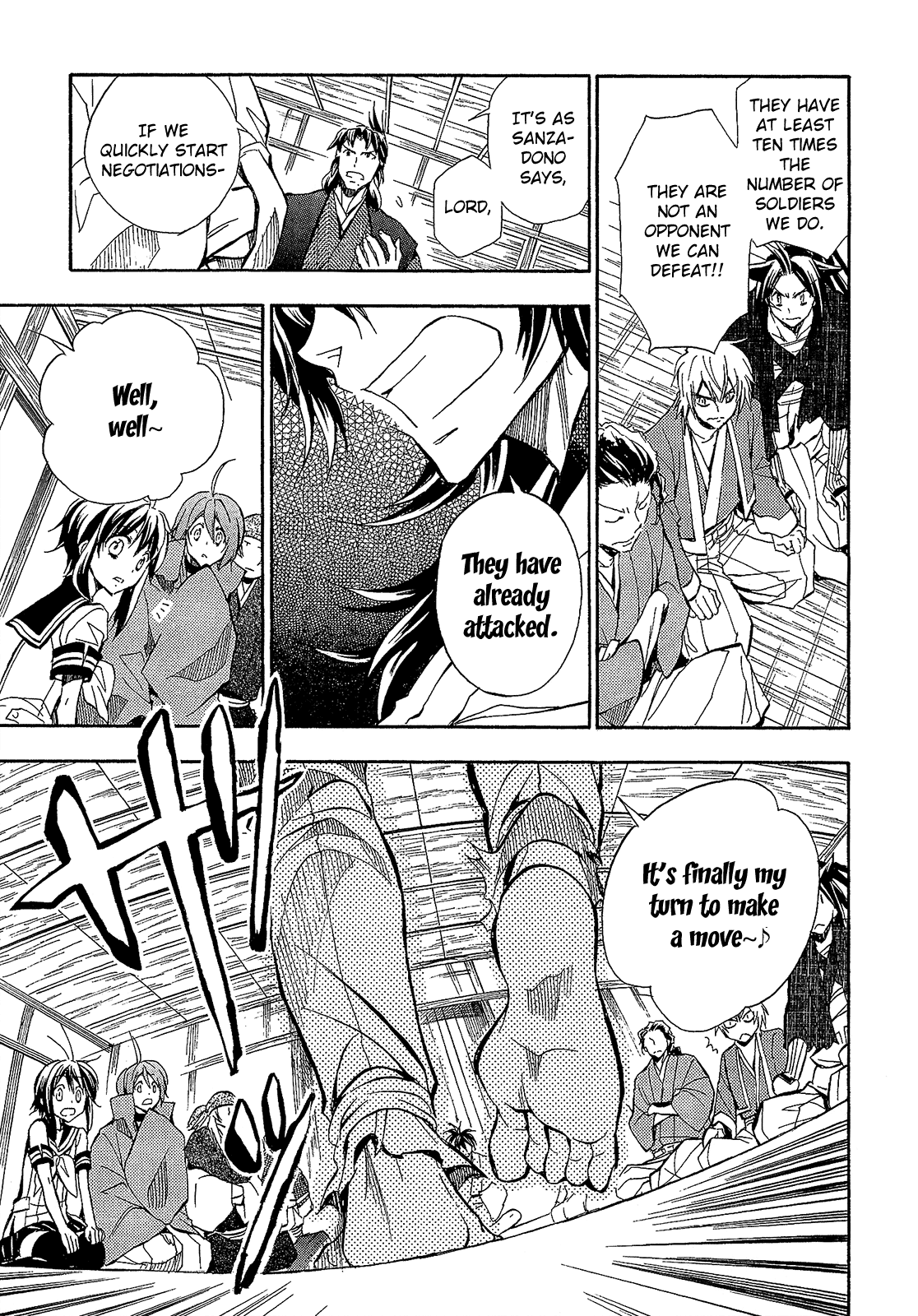 Sengoku Strays Chapter 63 page 4 - Chapter 63: Before the Showdown