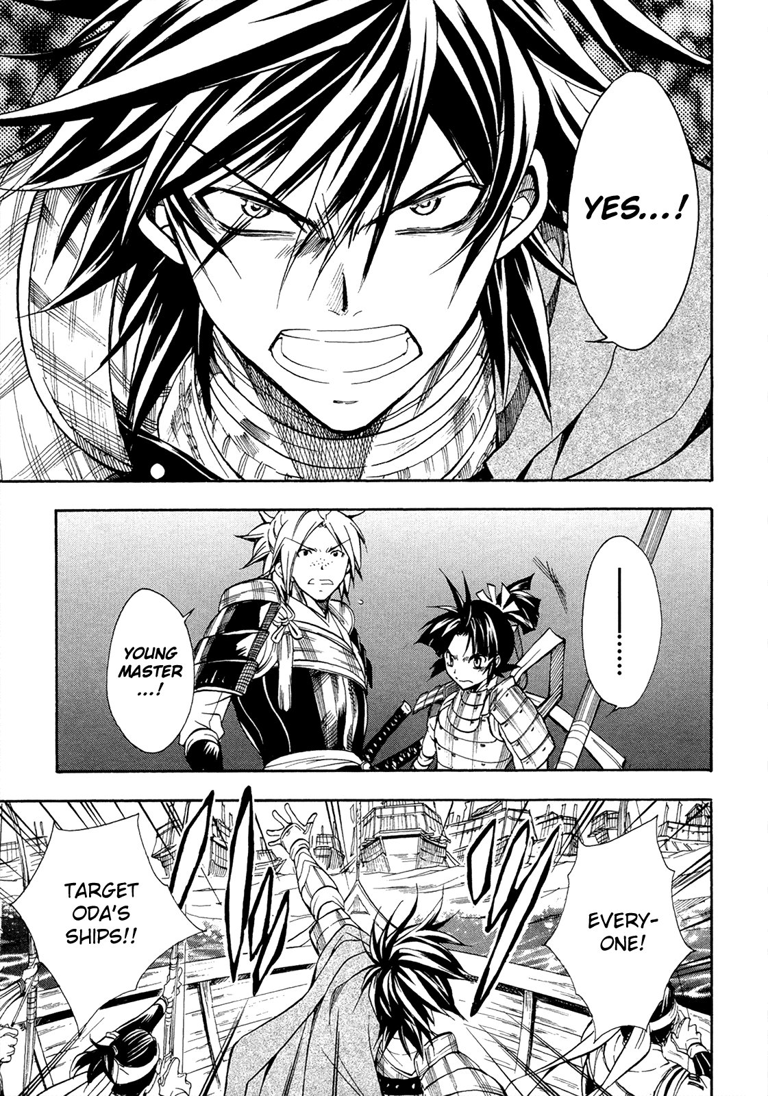 Sengoku Strays Chapter 66 page 14 - Chapter 66: Ship Battle