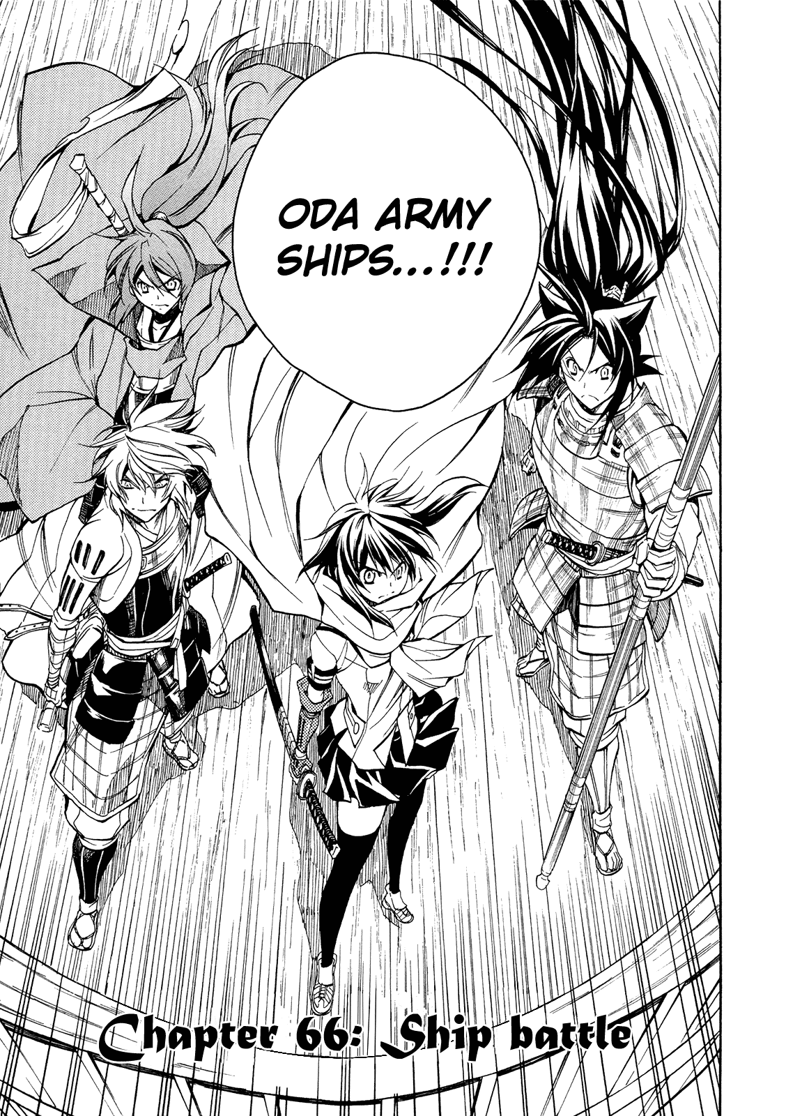 Sengoku Strays Chapter 66 page 4 - Chapter 66: Ship Battle