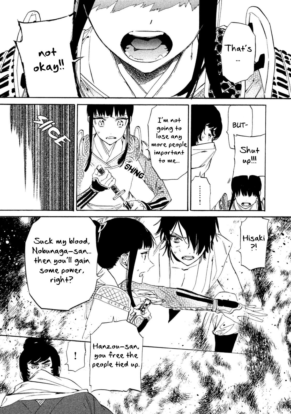 Sengoku Vamp Chapter 14 page 38 - Chapter 14: The Shogun's Younger Brother Yoshiaki