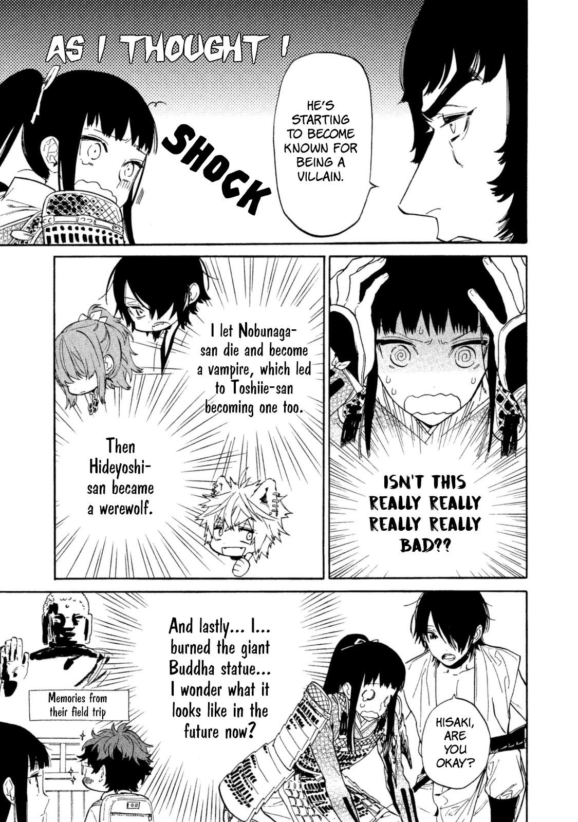 Sengoku Vamp Chapter 15 page 4 - Chapter 15: Hideyoshi-kun's Intentions