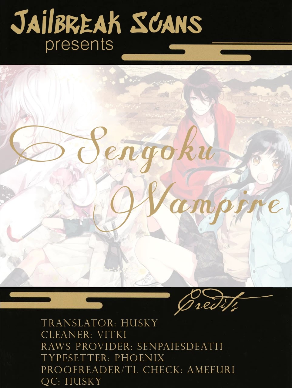 Sengoku Vamp Chapter 3 page 1 - Chapter 3: Audience with the Shogun