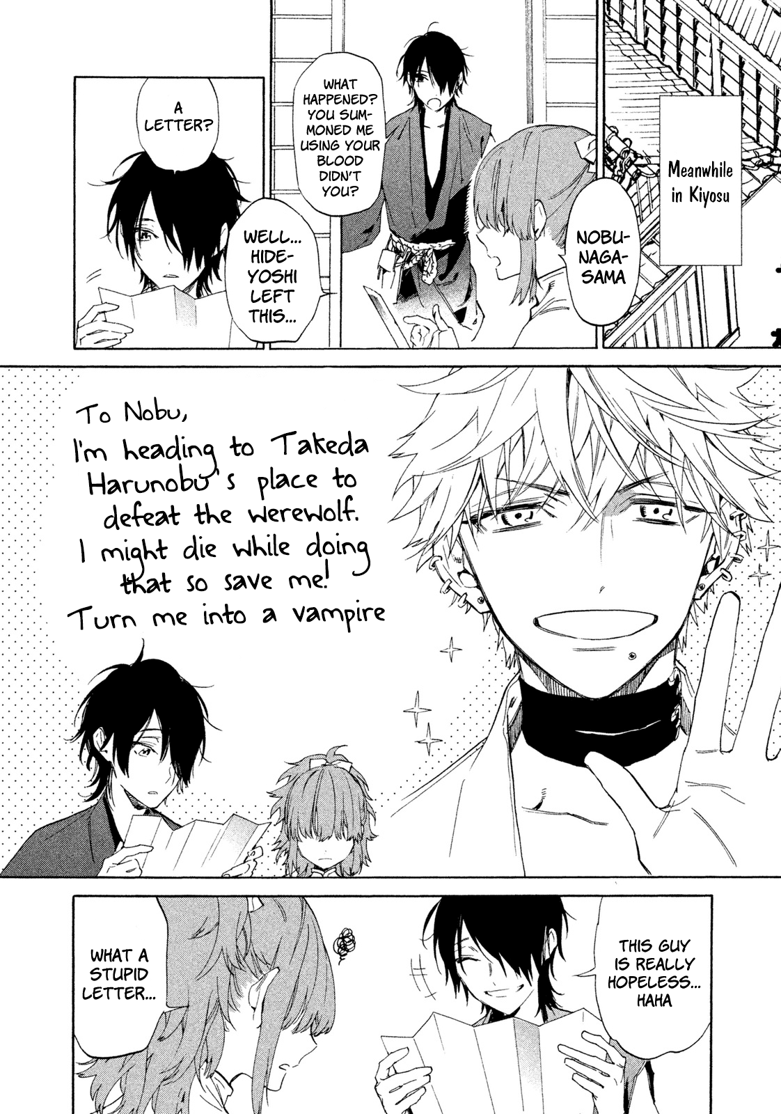 Sengoku Vamp Chapter 7 page 10 - Chapter 7: Vampire vs. Werewolf