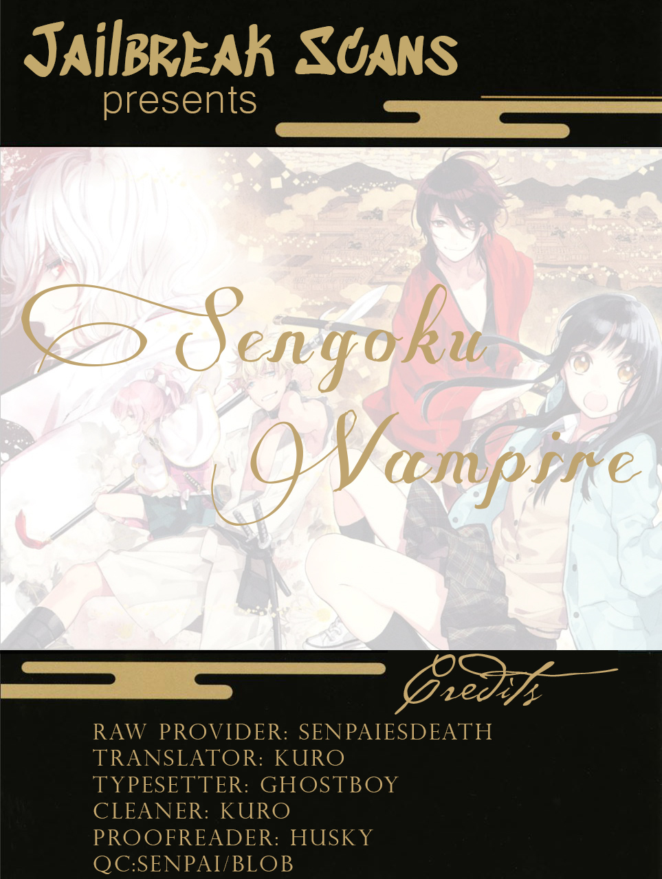 Sengoku Vamp Chapter 9 page 1 - Chapter 9: Vampire Hunter