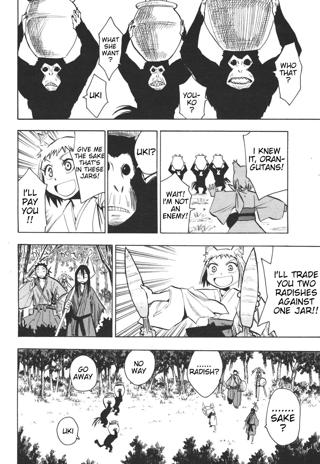 Sengoku Youko Chapter 15 page 6 - Chapter 15: The Orangutan's Sake