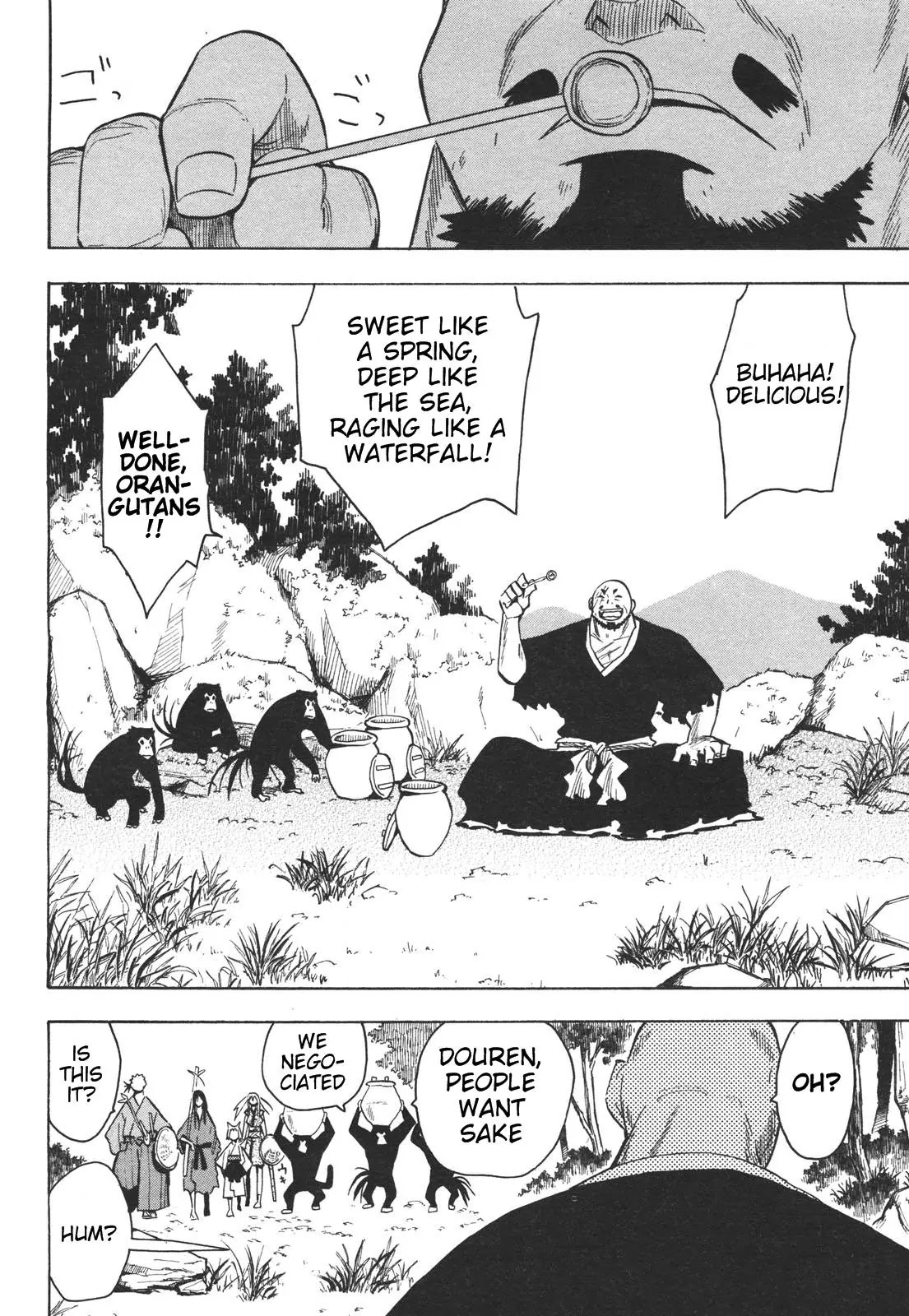 Sengoku Youko Chapter 15 page 8 - Chapter 15: The Orangutan's Sake