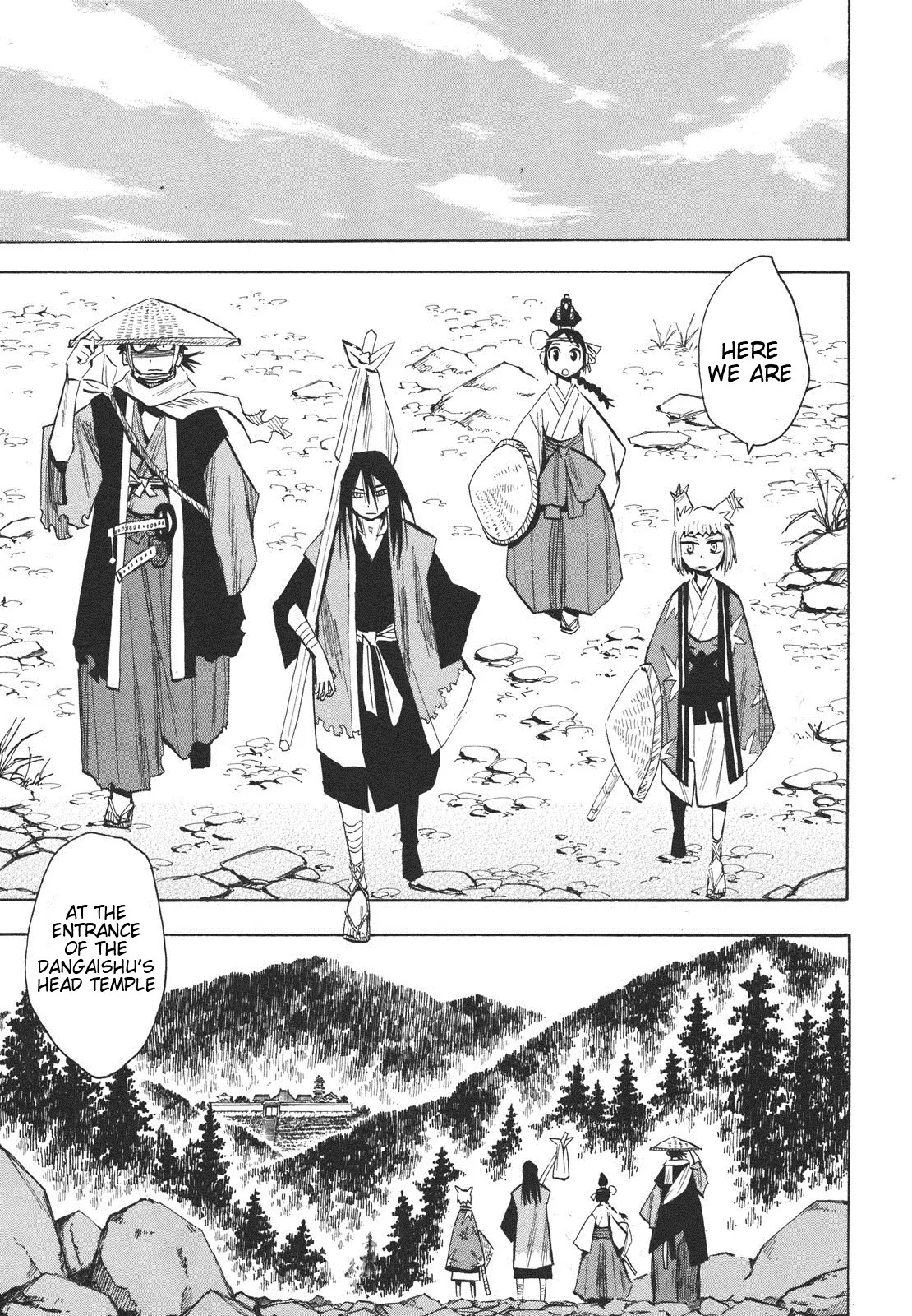 Sengoku Youko Chapter 28 page 10 - Chapter 28: At the Entrance of the Dangaishu's Head Temple