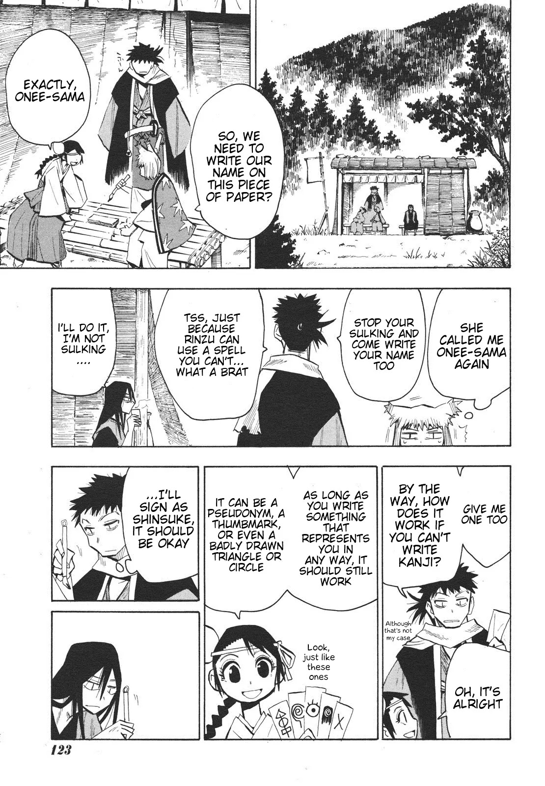 Sengoku Youko Chapter 28 page 6 - Chapter 28: At the Entrance of the Dangaishu's Head Temple