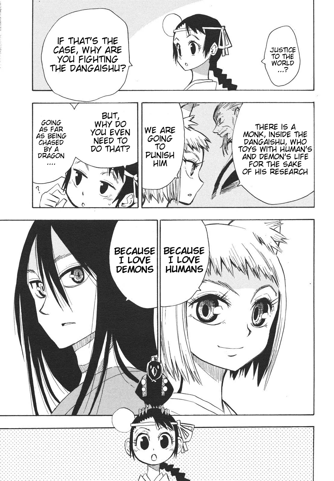 Sengoku Youko Chapter 28 page 8 - Chapter 28: At the Entrance of the Dangaishu's Head Temple
