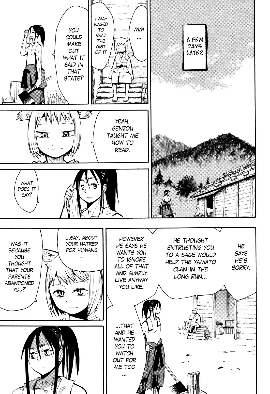 Sengoku Youko Chapter 35.5 page 33 - Chapter 35.5: Demon Fox, Little Song