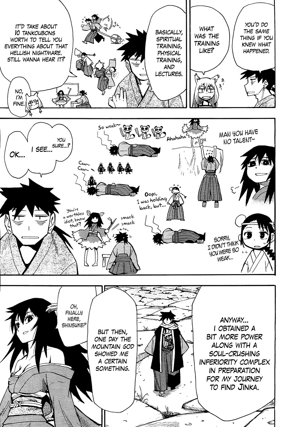 Sengoku Youko Chapter 41 page 22 - Chapter 41: Shinsuke's and Tama's Timeskip