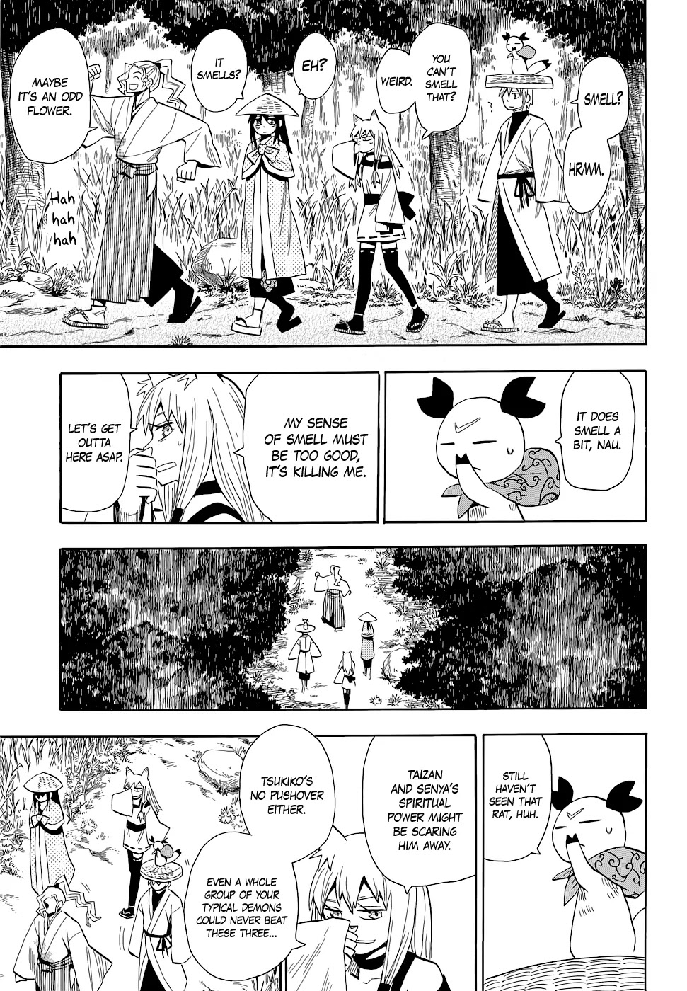 Sengoku Youko Chapter 58 page 12 - Chapter 58: Rat Illusion, Playground Mountain