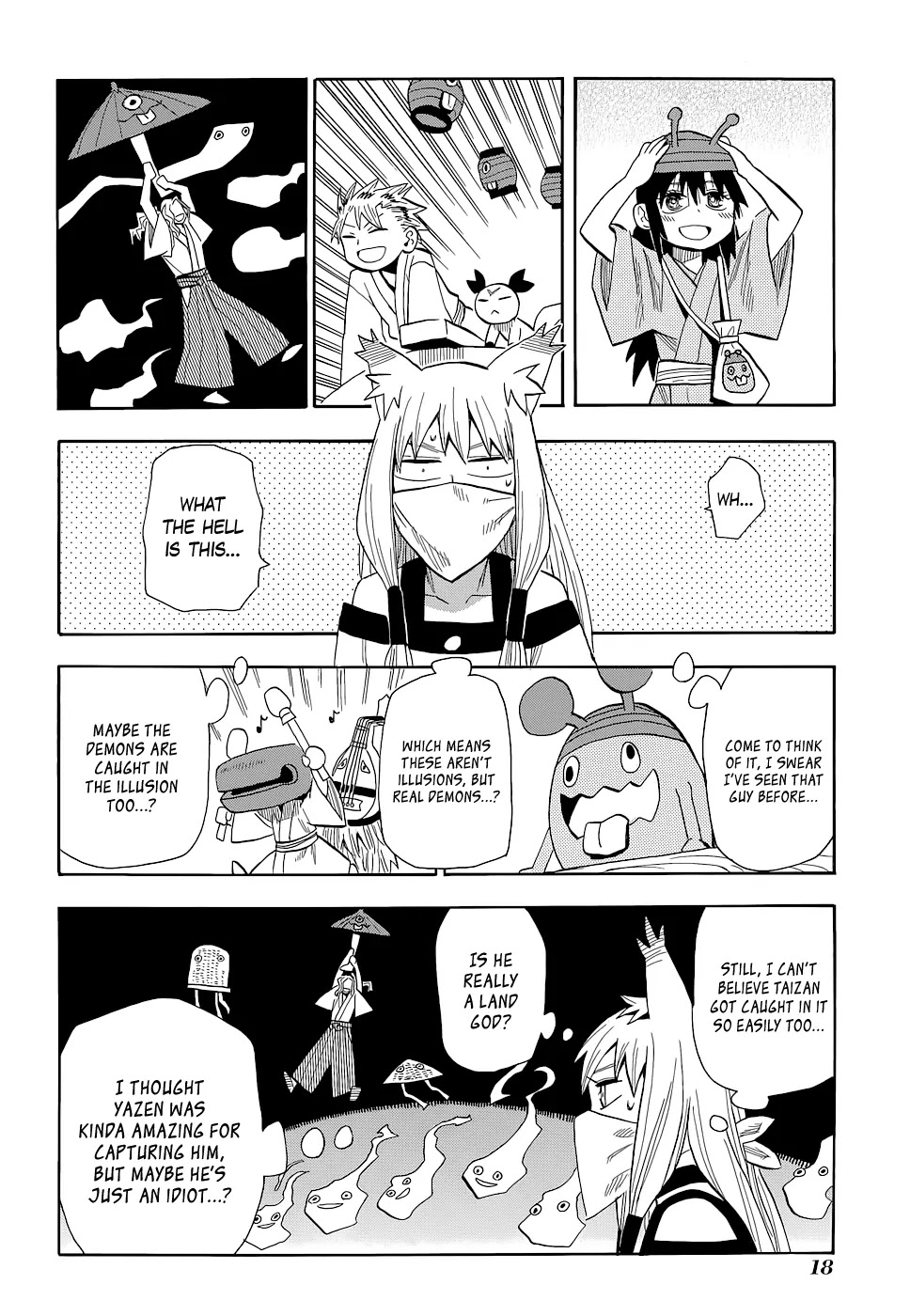 Sengoku Youko Chapter 58 page 18 - Chapter 58: Rat Illusion, Playground Mountain