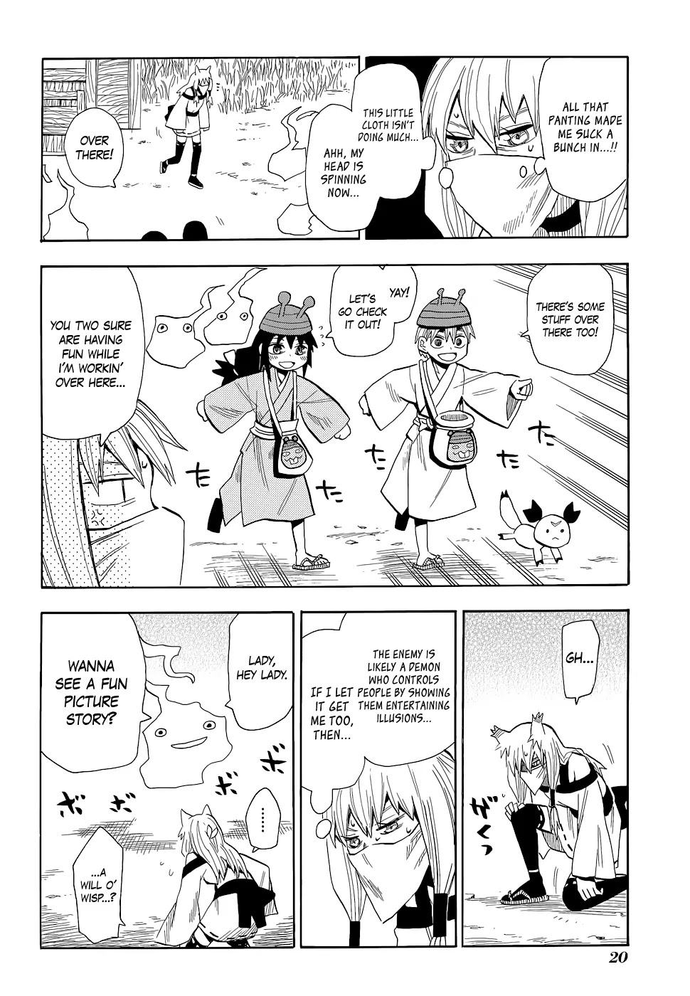 Sengoku Youko Chapter 58 page 20 - Chapter 58: Rat Illusion, Playground Mountain