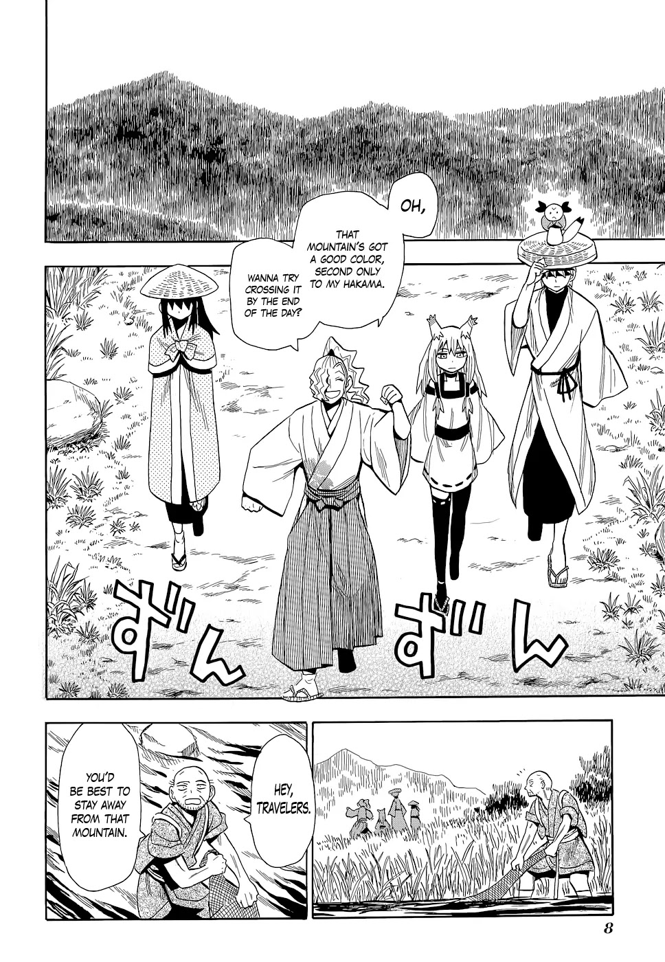 Sengoku Youko Chapter 58 page 9 - Chapter 58: Rat Illusion, Playground Mountain