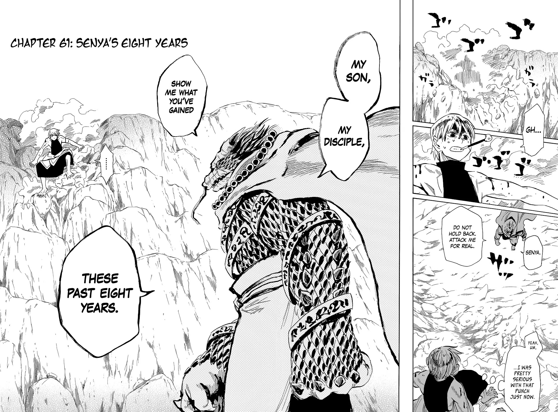 Sengoku Youko Chapter 61 page 4 - Chapter 61: Senya's Eight Years