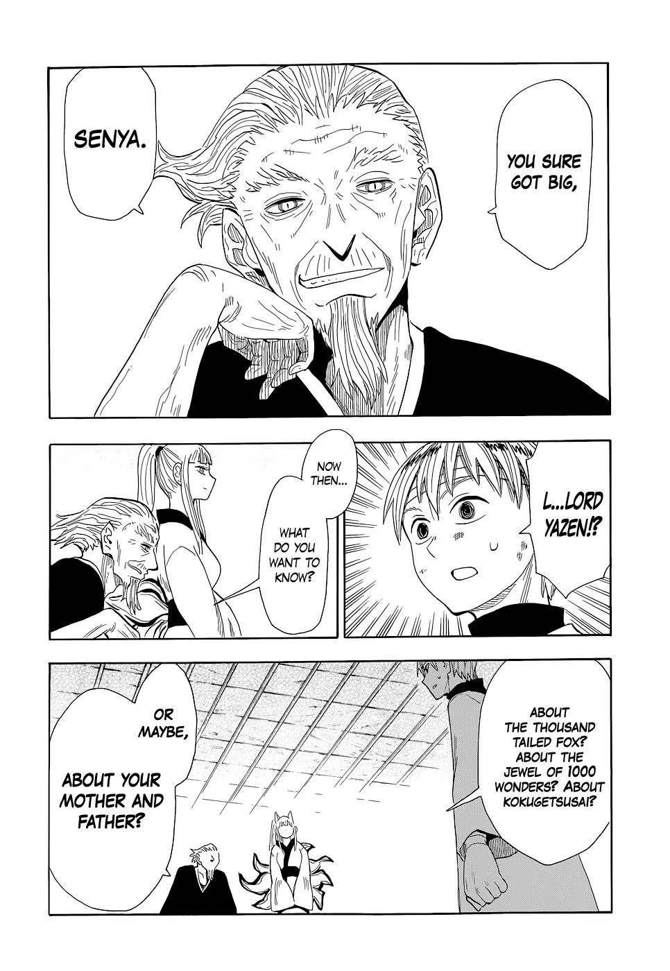 Sengoku Youko Chapter 64 page 19 - Chapter 64: Yazen and Senya