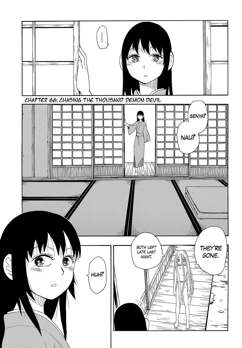 Sengoku Youko Chapter 66 page 1 - Chapter 66: Chasing the Thousand Demon Devil