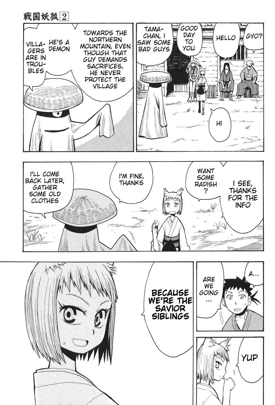 Sengoku Youko Chapter 7 page 13 - Chapter 7: Jinka and the Humans