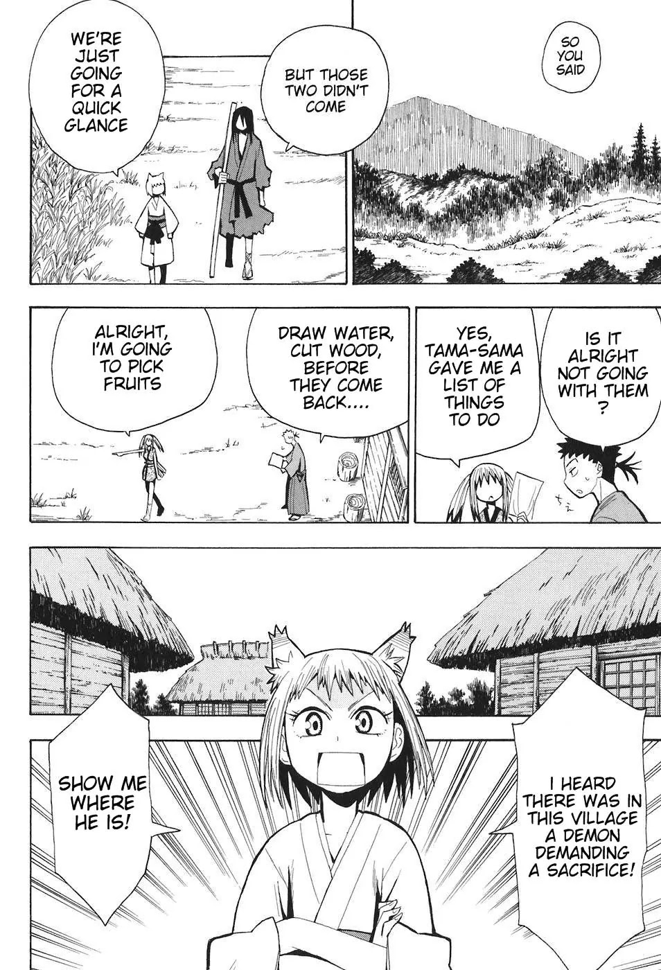 Sengoku Youko Chapter 7 page 14 - Chapter 7: Jinka and the Humans