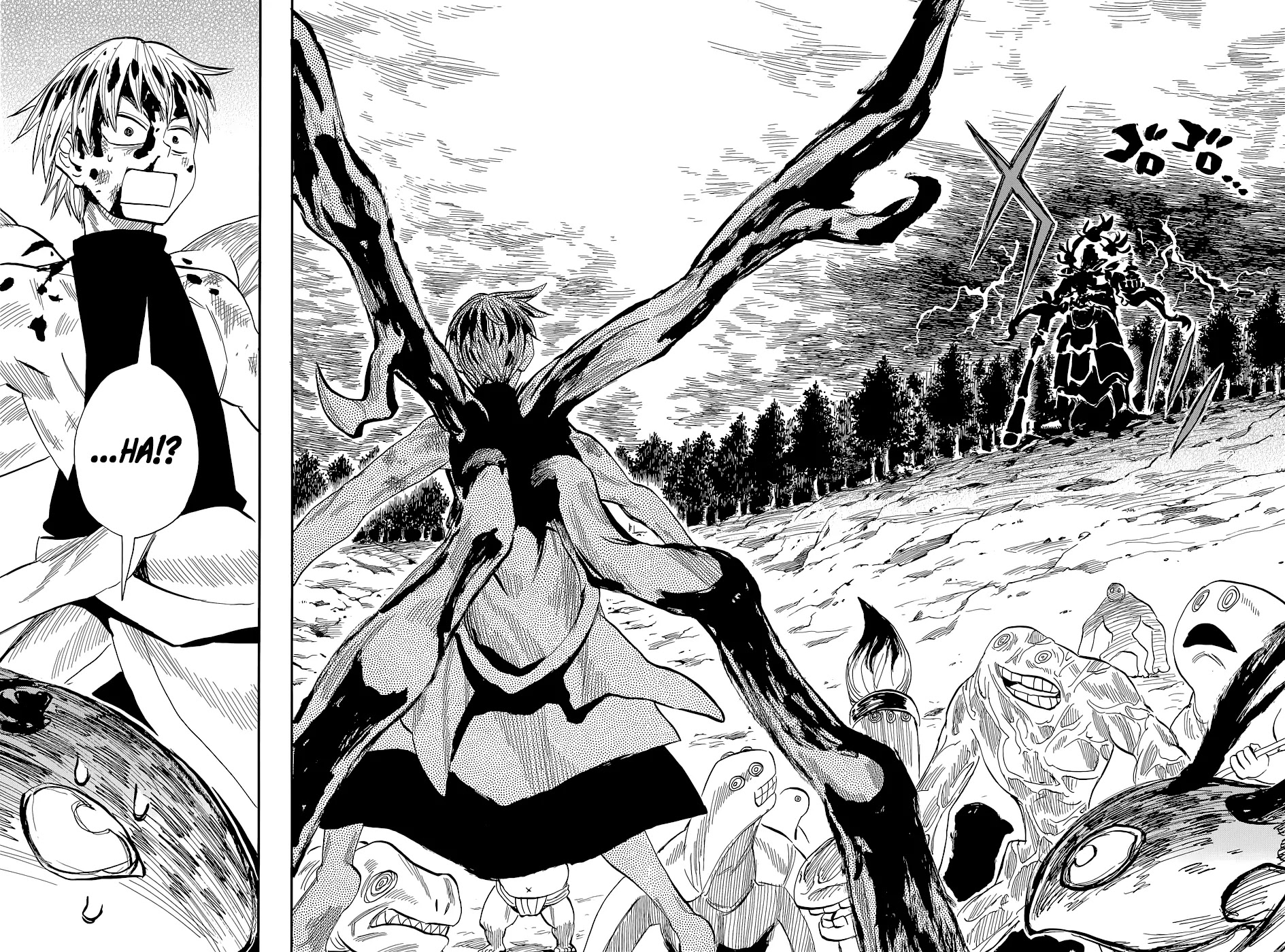 Sengoku Youko Chapter 74 page 2 - Chapter 74: Super War God Combination! Bishamonten Dangai