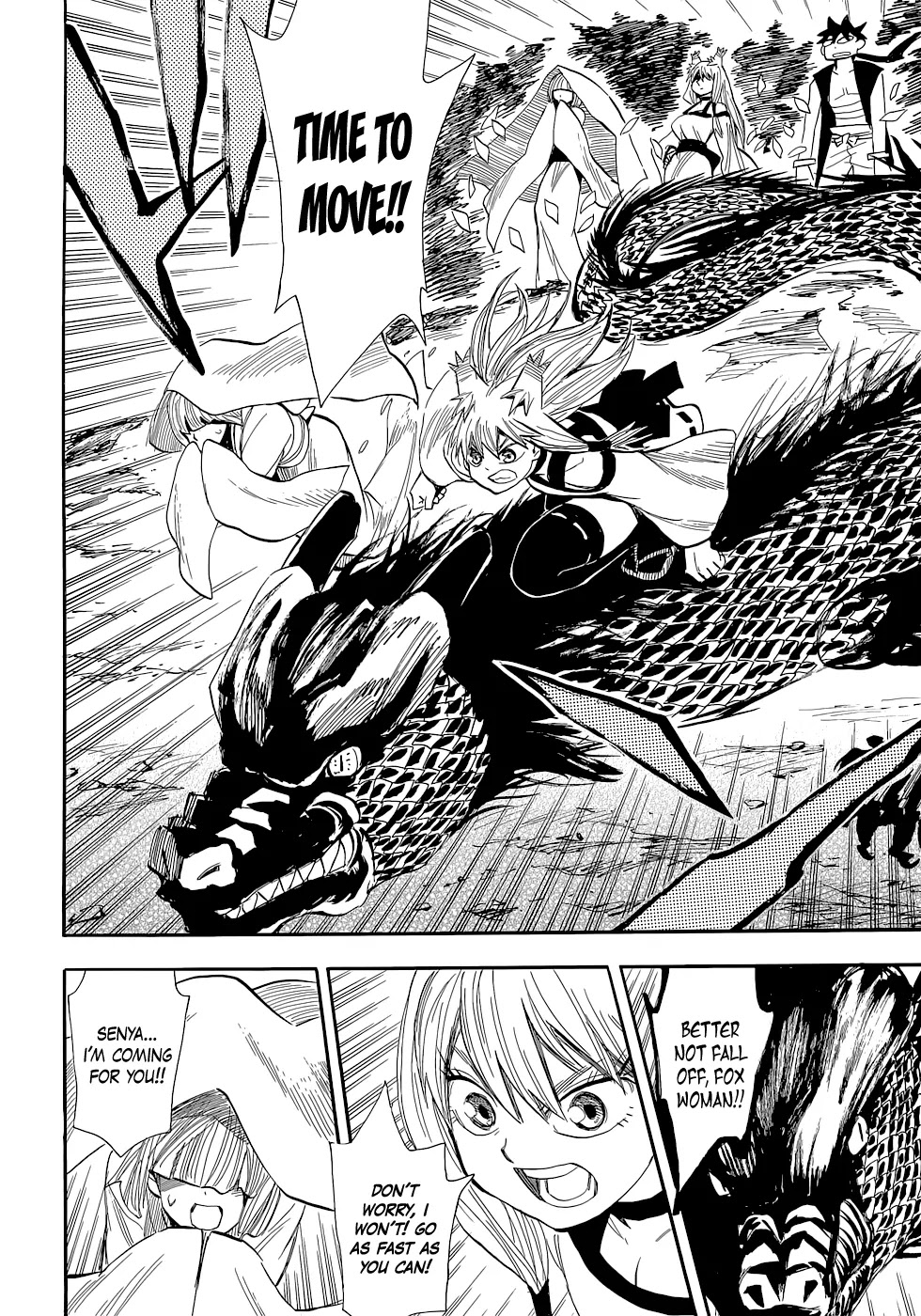 Sengoku Youko Chapter 74 page 21 - Chapter 74: Super War God Combination! Bishamonten Dangai