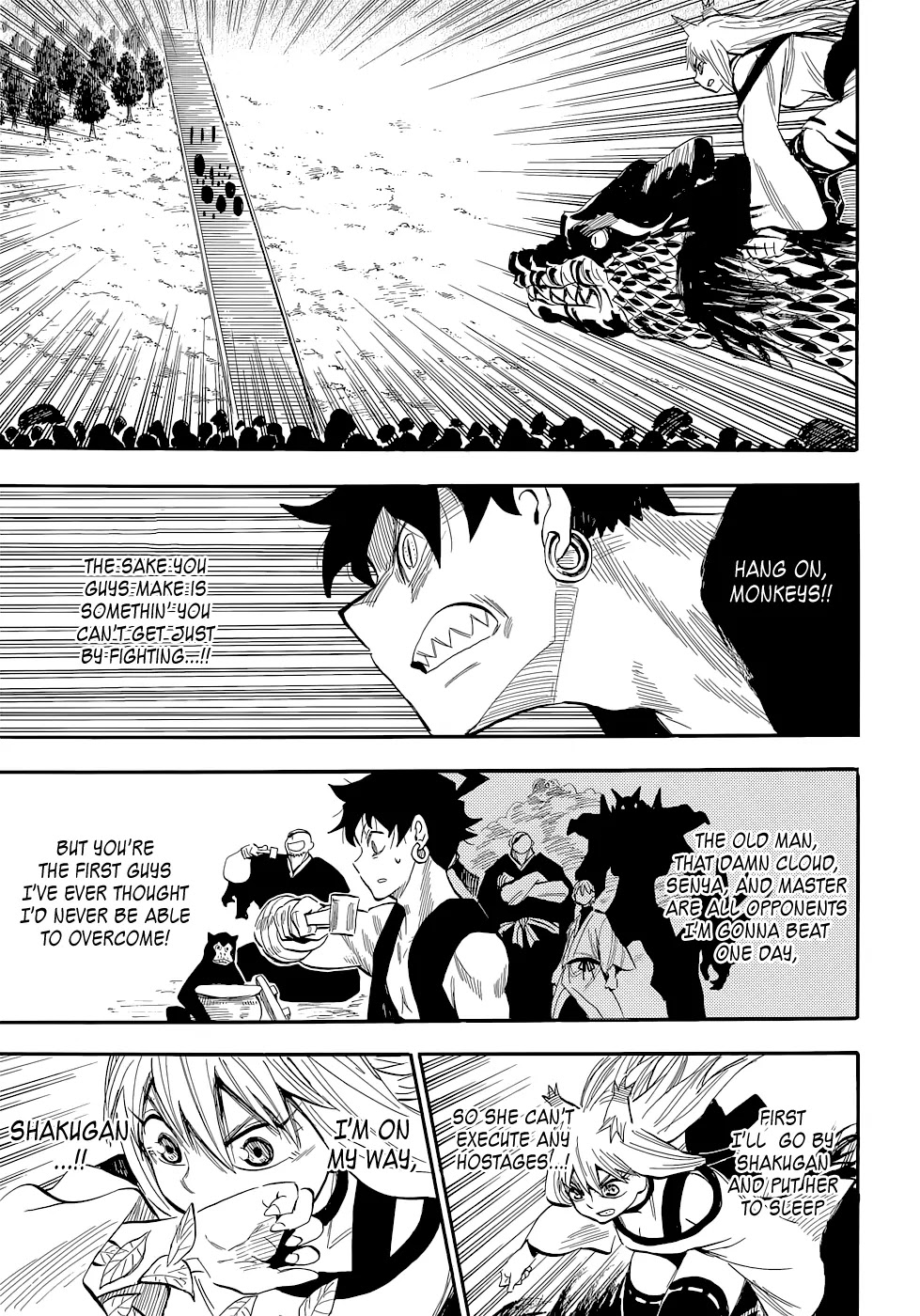 Sengoku Youko Chapter 74 page 22 - Chapter 74: Super War God Combination! Bishamonten Dangai