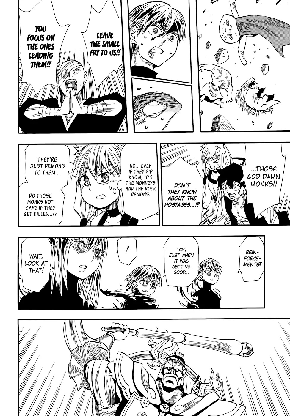 Sengoku Youko Chapter 74 page 6 - Chapter 74: Super War God Combination! Bishamonten Dangai