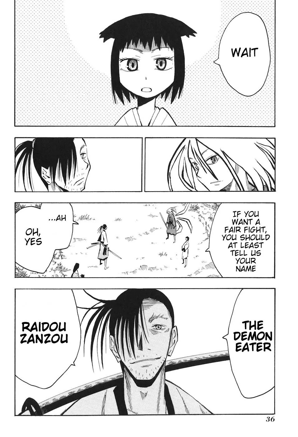 Sengoku Youko Chapter 8 page 4 - Chapter 8: Raidou Zanzou