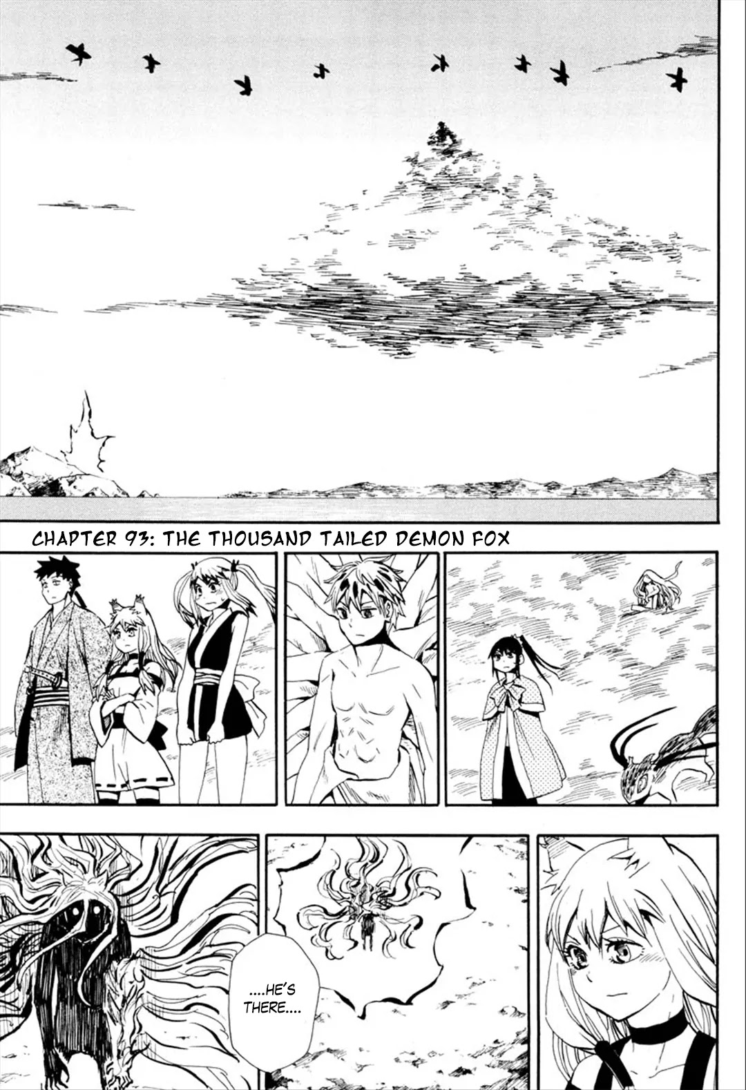 Sengoku Youko Chapter 93 page 1 - Chapter 93: The Thousand Tailed Demon Fox