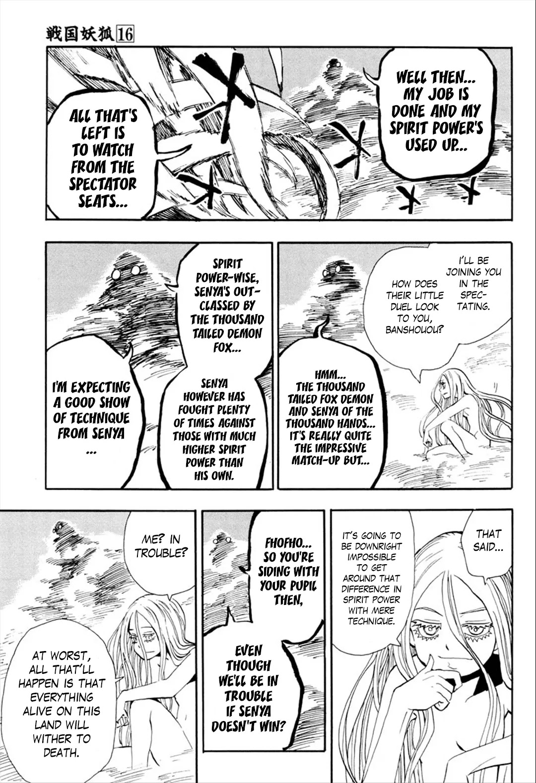 Sengoku Youko Chapter 93 page 13 - Chapter 93: The Thousand Tailed Demon Fox
