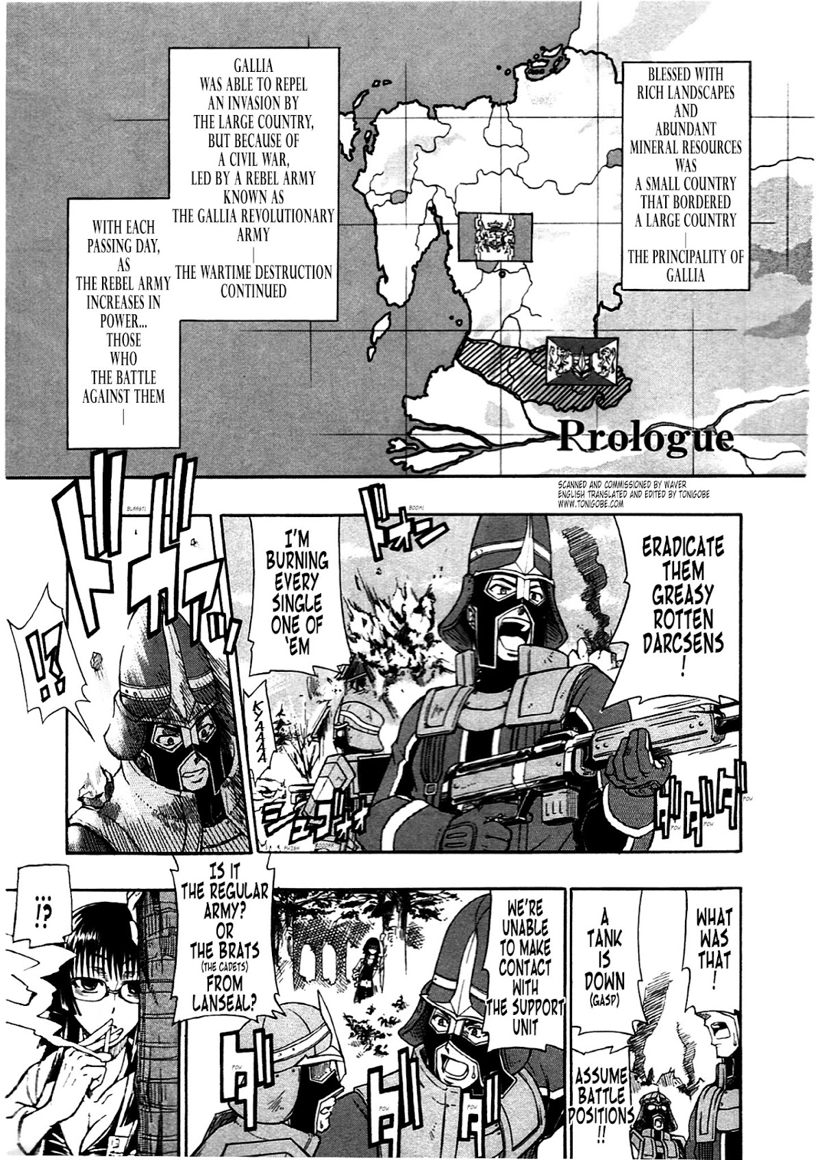 Senjou no Valkyria 2 - Soukou no Aliasse Chapter 0.4 page 5 - Chapter 0 v4 : Prologue