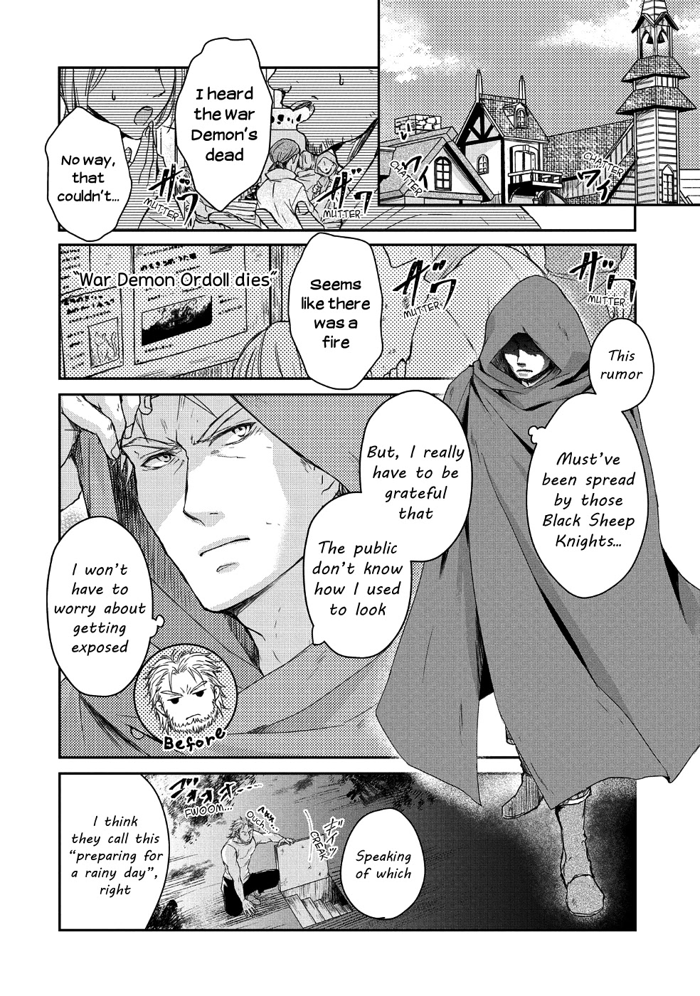 Senki to Yobareta Otoko, Ouke ni Ansatsu Saretara Musume wo Hiroi, Issho ni Slow Life wo Hajimeru Chapter 1 page 13 - Chapter 1