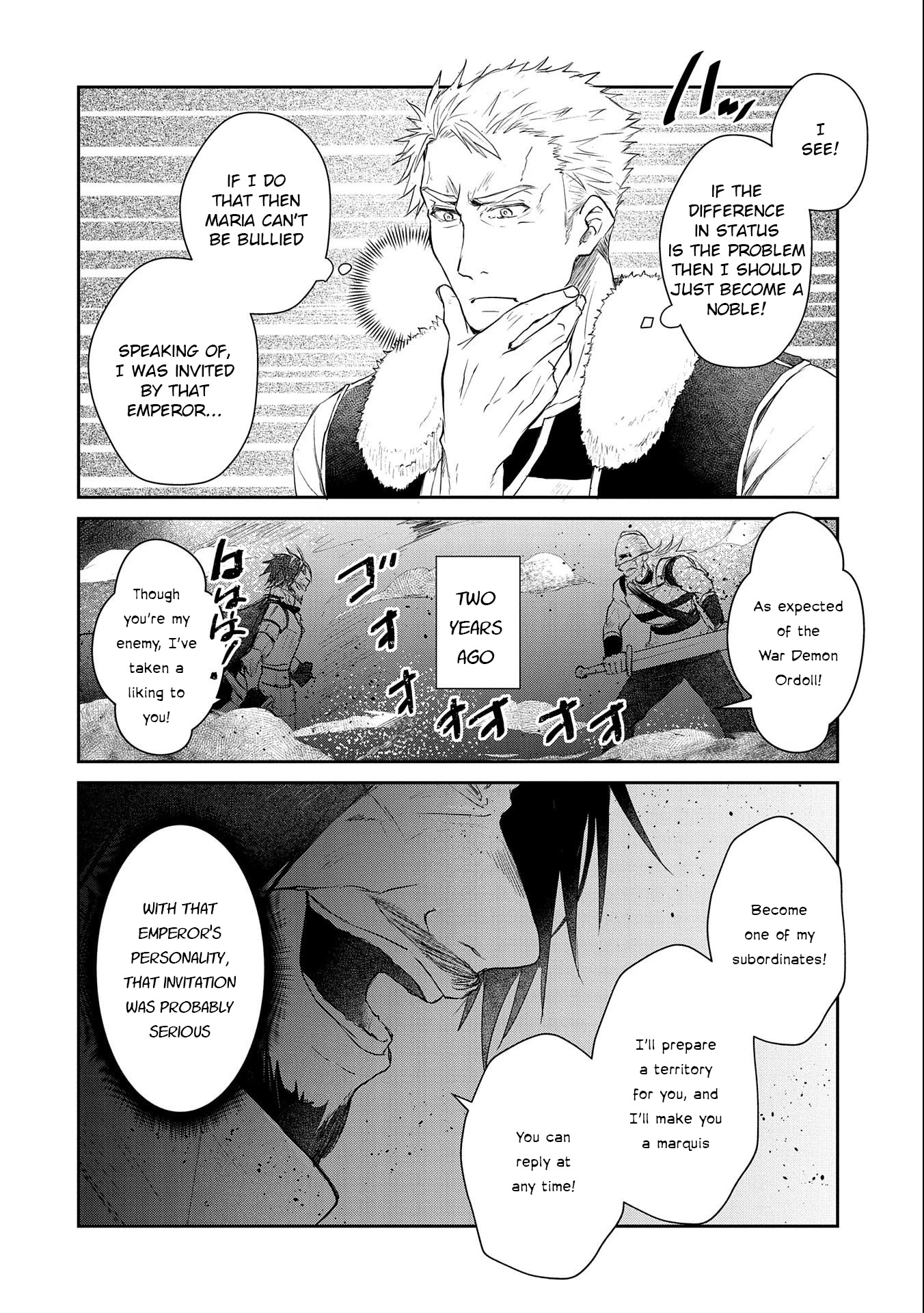Senki to Yobareta Otoko, Ouke ni Ansatsu Saretara Musume wo Hiroi, Issho ni Slow Life wo Hajimeru Chapter 12 page 6 - Chapter 12